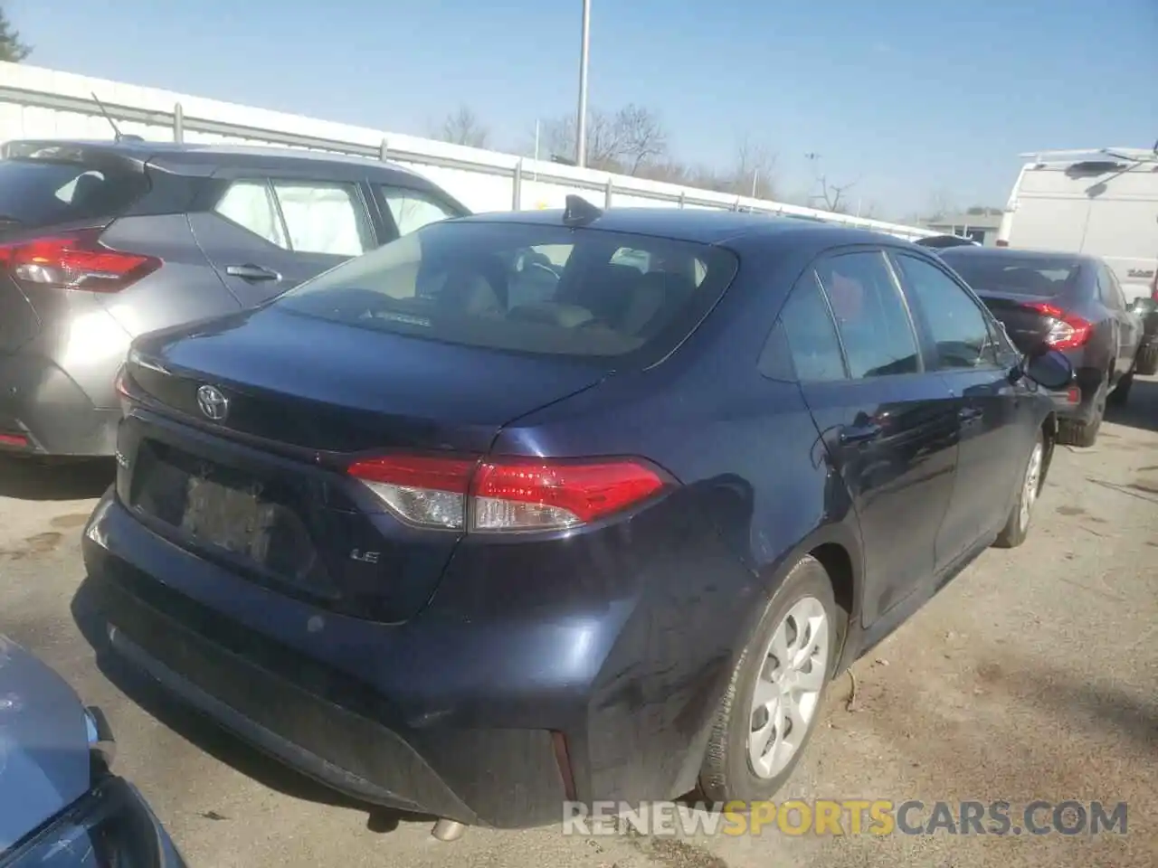 4 Photograph of a damaged car JTDEPRAE8LJ047226 TOYOTA COROLLA 2020