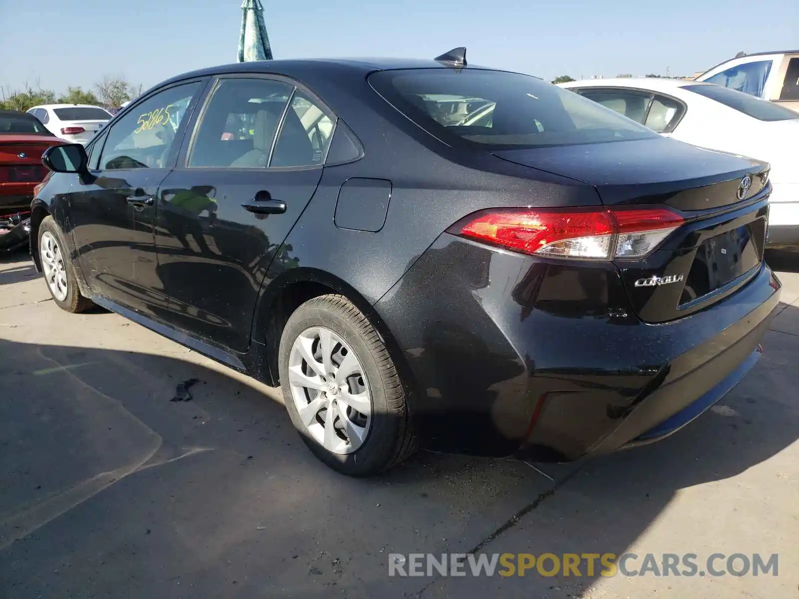 3 Photograph of a damaged car JTDEPRAE8LJ047243 TOYOTA COROLLA 2020