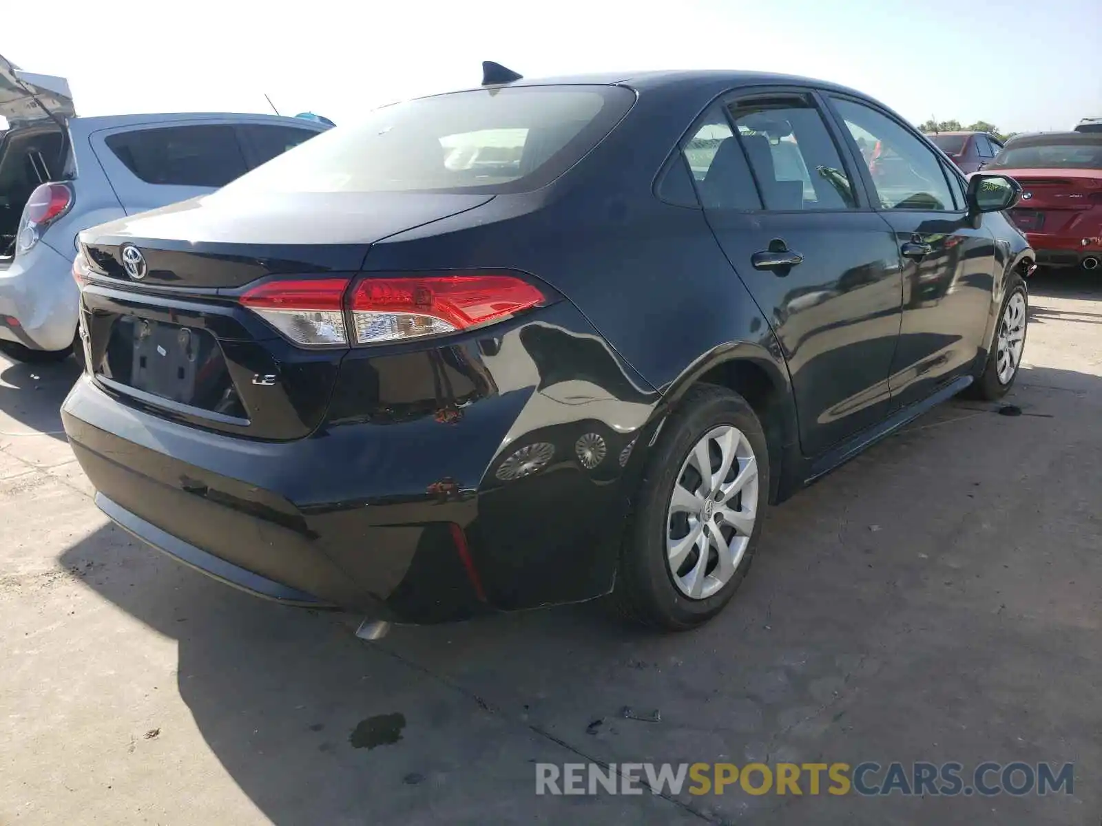 4 Photograph of a damaged car JTDEPRAE8LJ047243 TOYOTA COROLLA 2020