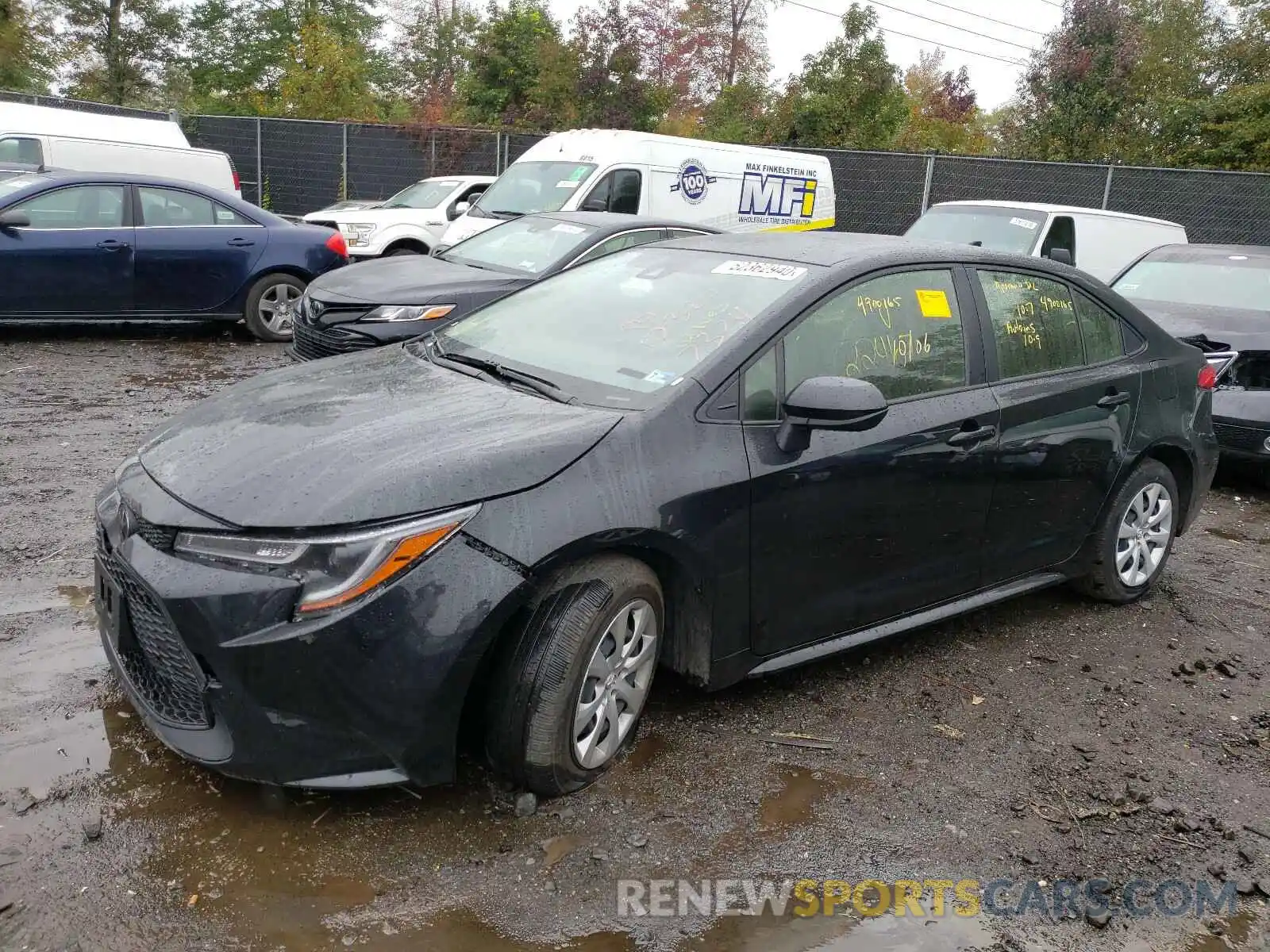 2 Photograph of a damaged car JTDEPRAE8LJ047324 TOYOTA COROLLA 2020