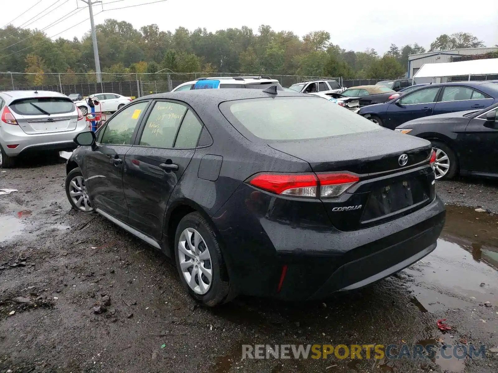 3 Photograph of a damaged car JTDEPRAE8LJ047324 TOYOTA COROLLA 2020