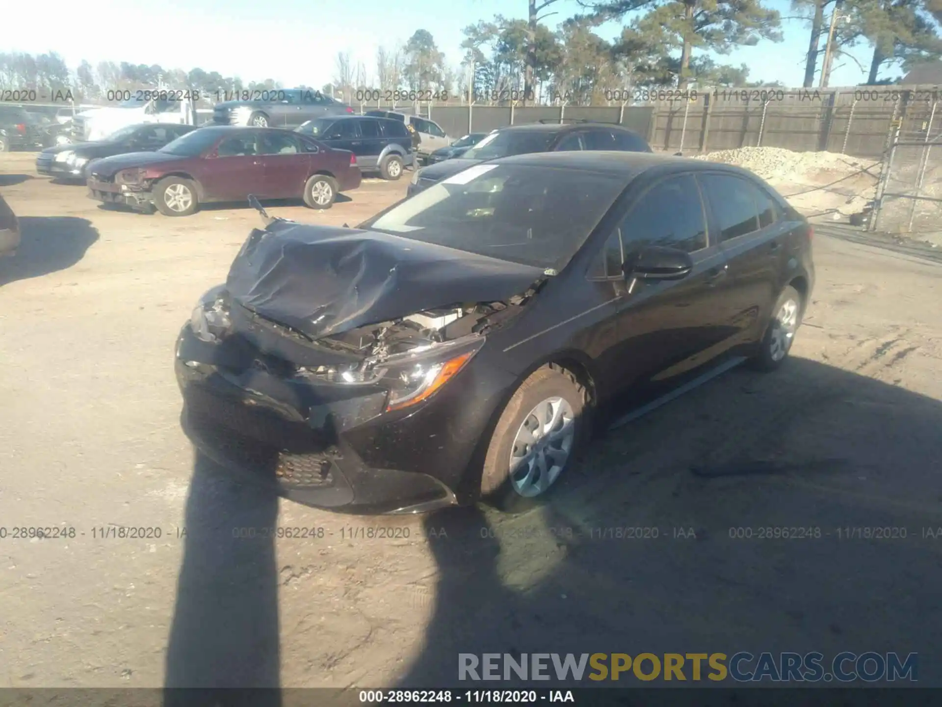 2 Photograph of a damaged car JTDEPRAE8LJ047761 TOYOTA COROLLA 2020