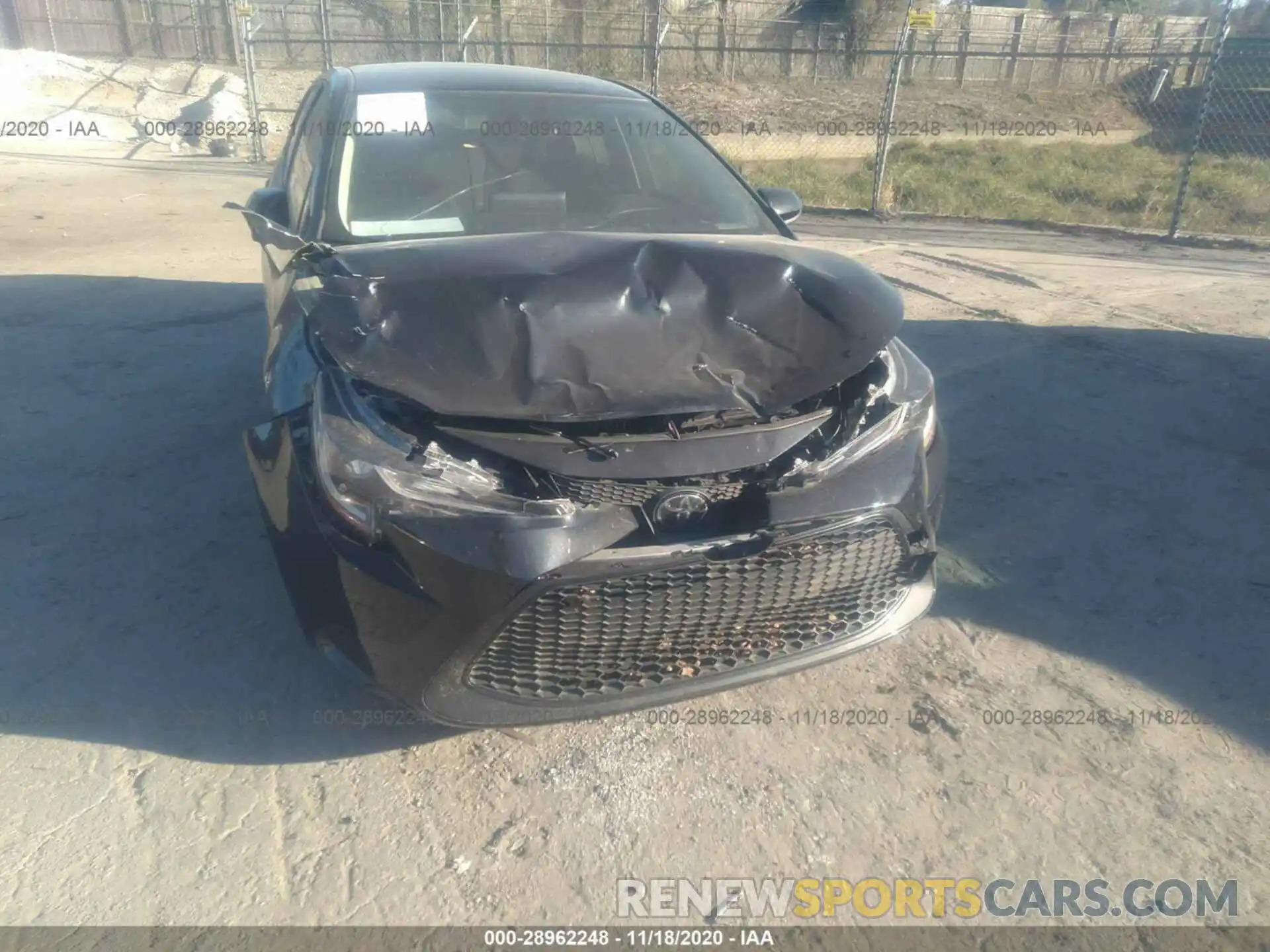 6 Photograph of a damaged car JTDEPRAE8LJ047761 TOYOTA COROLLA 2020