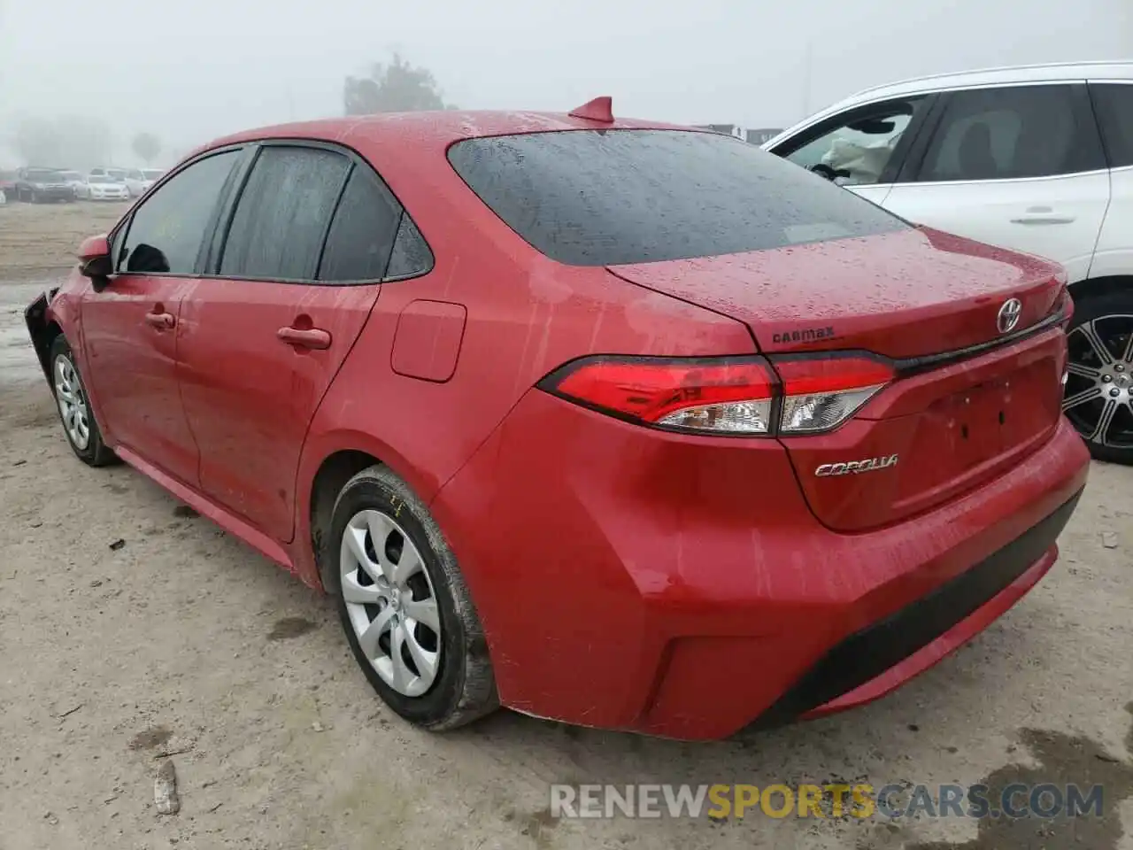 3 Photograph of a damaged car JTDEPRAE8LJ048022 TOYOTA COROLLA 2020