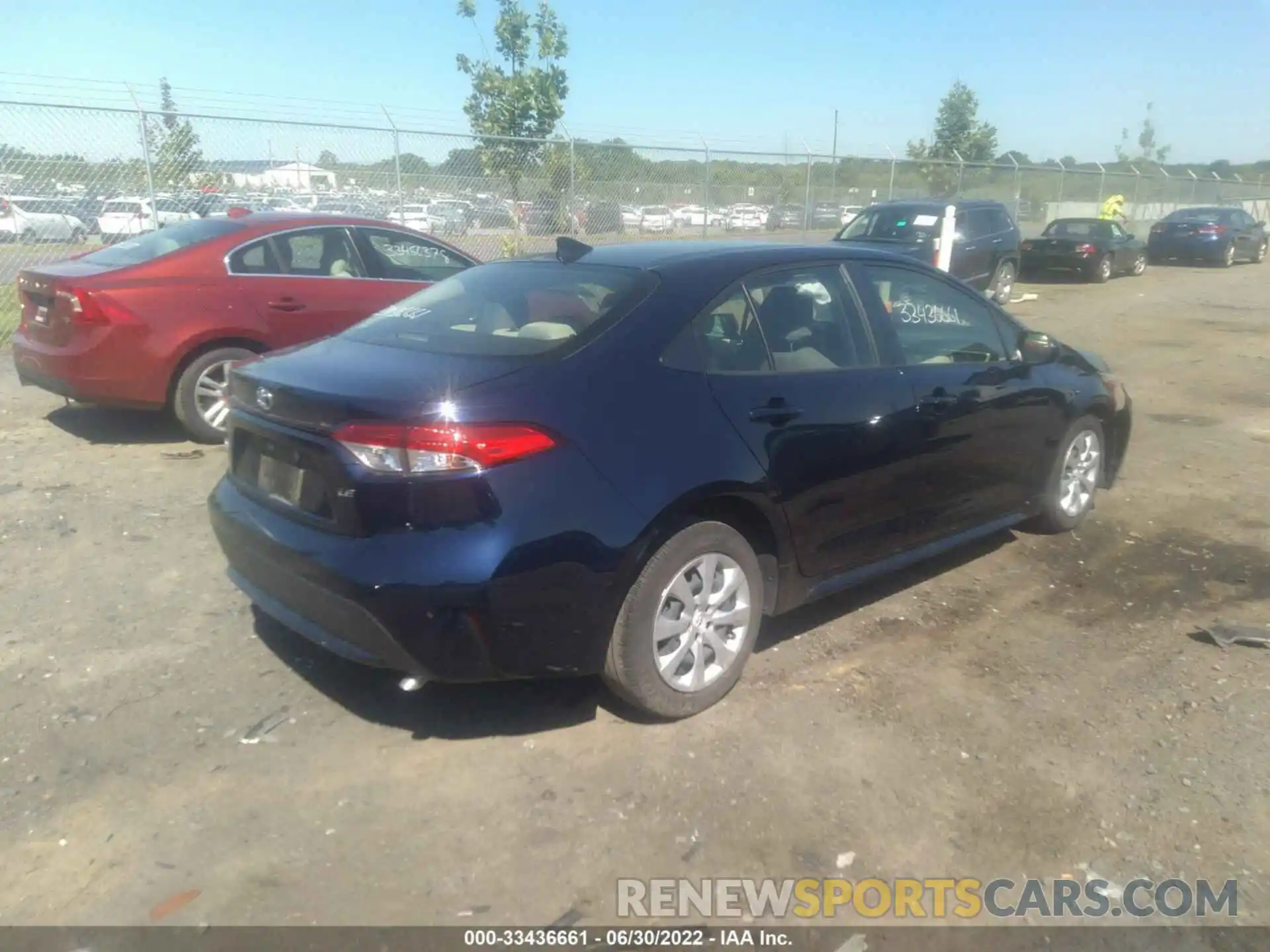 4 Photograph of a damaged car JTDEPRAE8LJ048411 TOYOTA COROLLA 2020