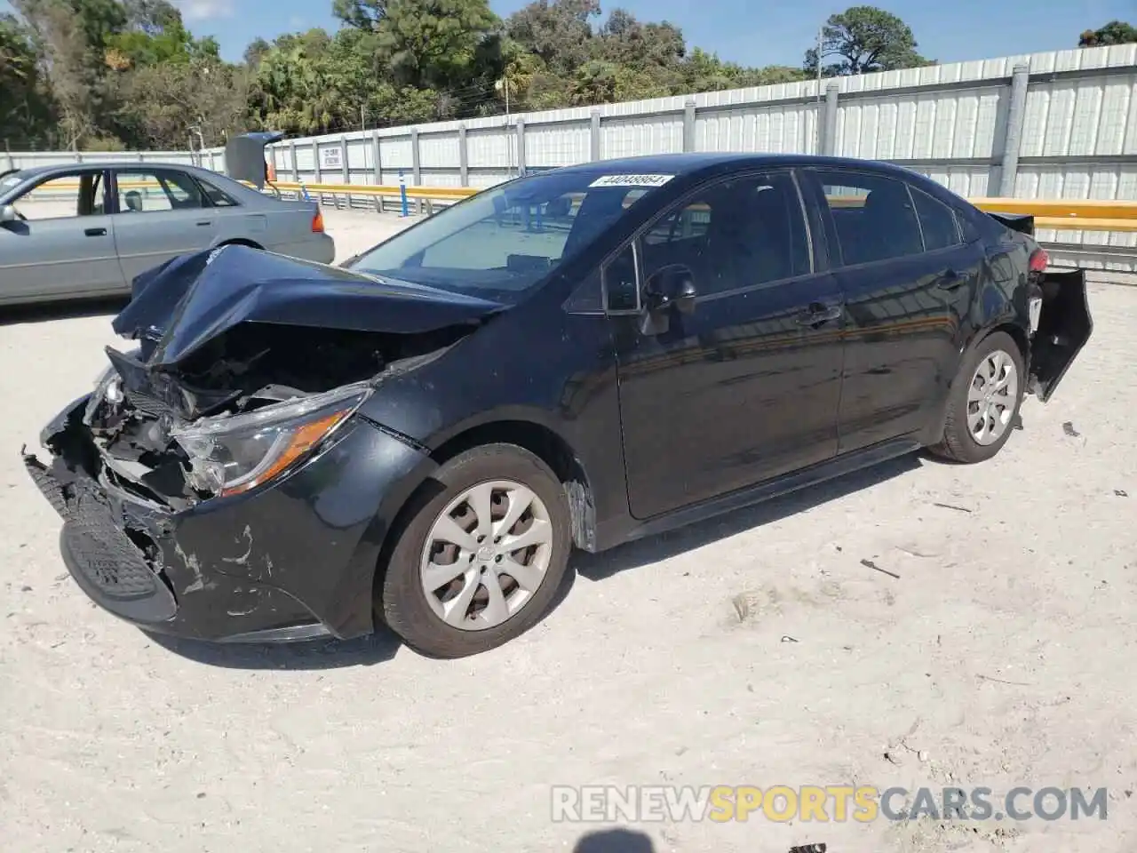 1 Photograph of a damaged car JTDEPRAE8LJ049185 TOYOTA COROLLA 2020