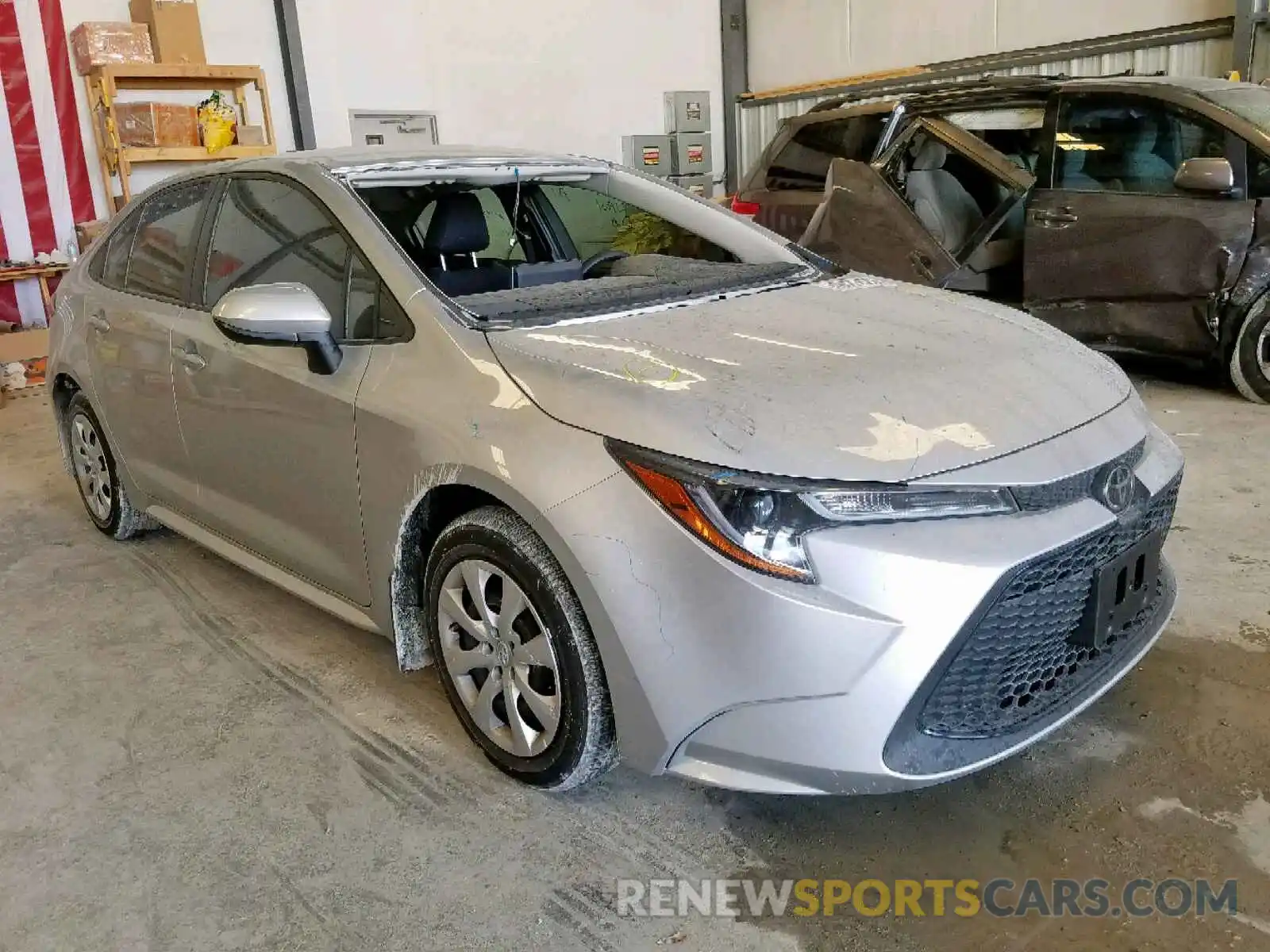 1 Photograph of a damaged car JTDEPRAE8LJ049333 TOYOTA COROLLA 2020