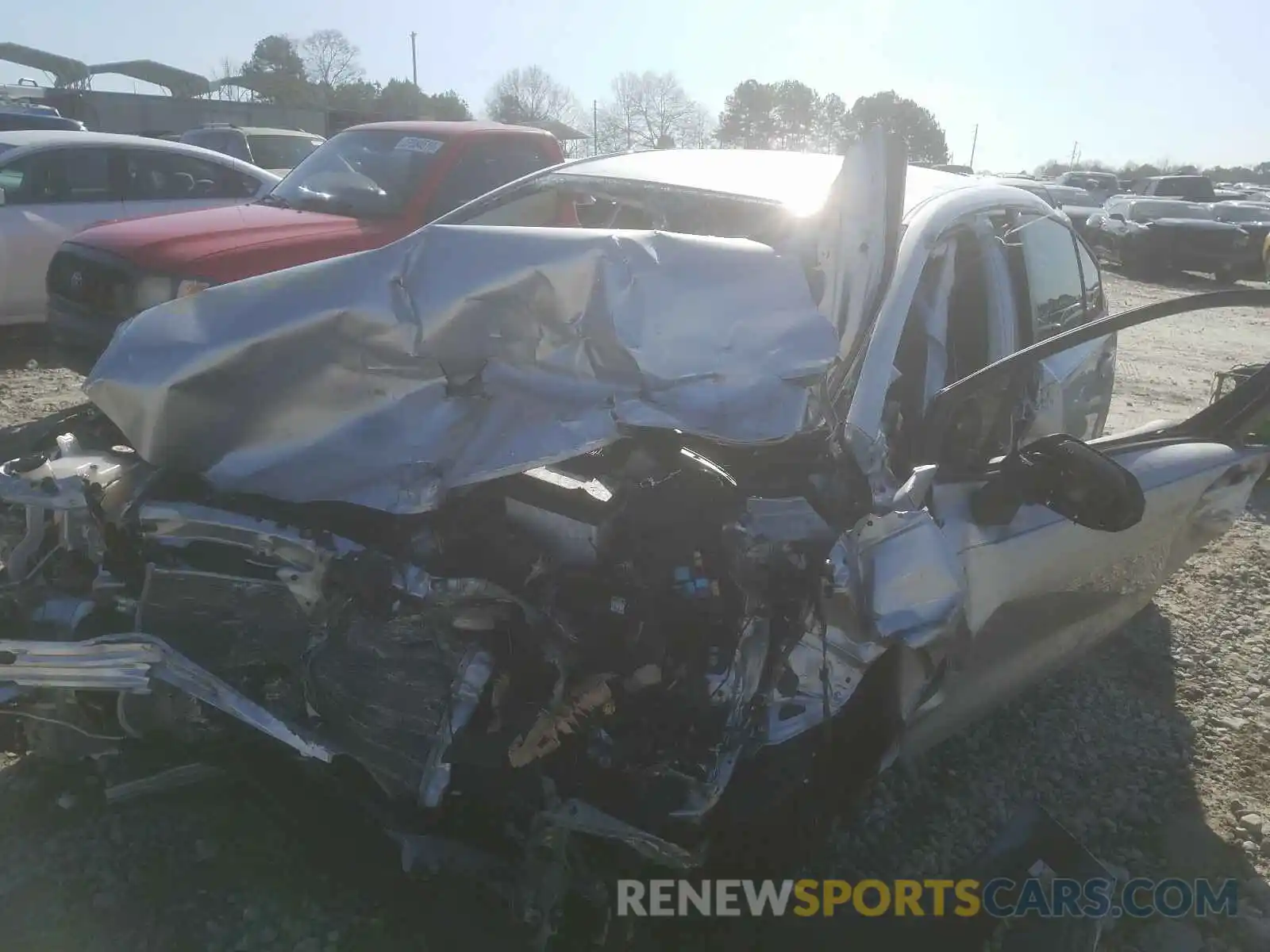 2 Photograph of a damaged car JTDEPRAE8LJ049428 TOYOTA COROLLA 2020