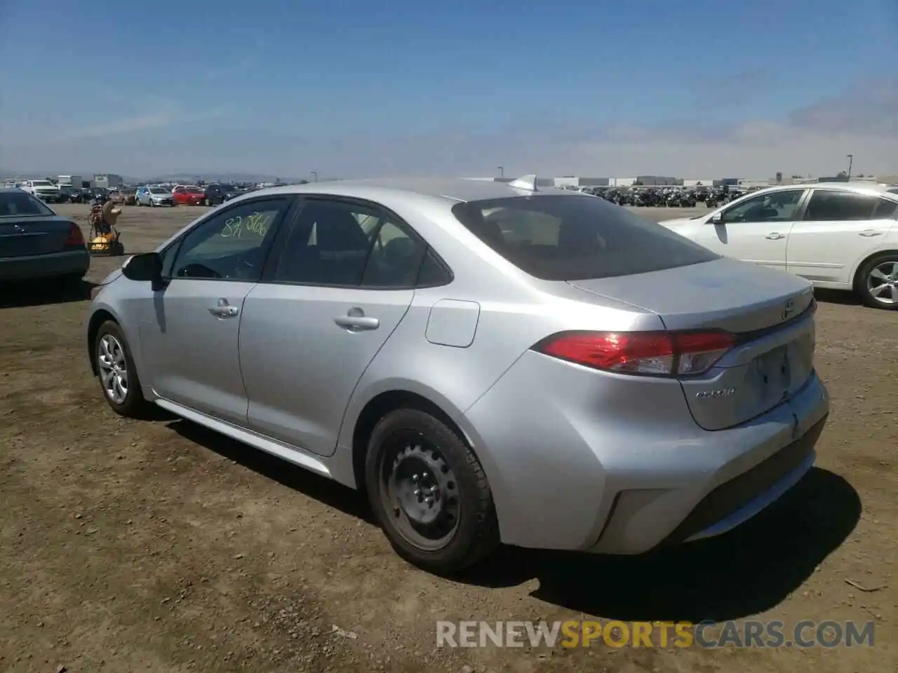 3 Photograph of a damaged car JTDEPRAE8LJ051079 TOYOTA COROLLA 2020