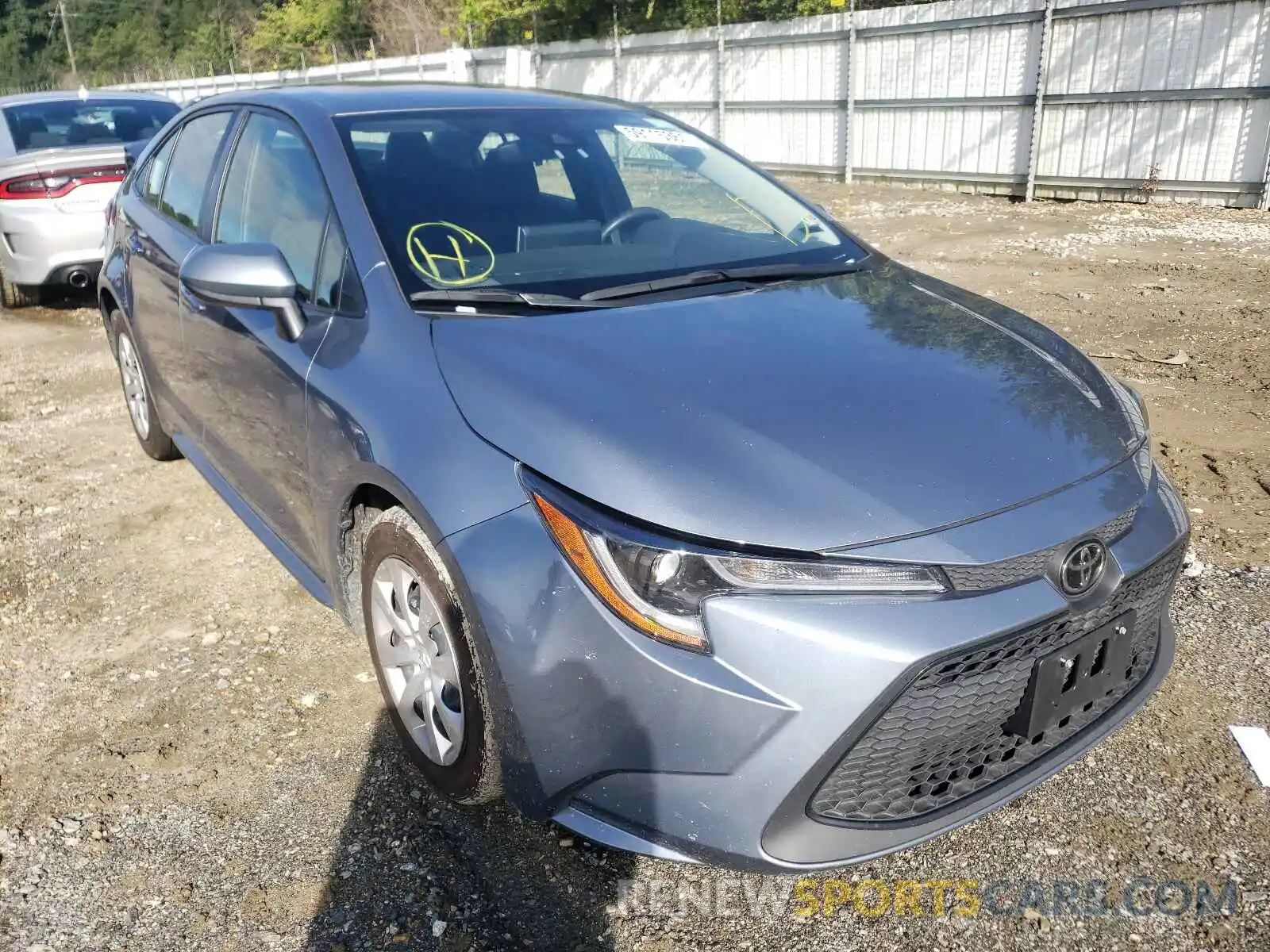 1 Photograph of a damaged car JTDEPRAE8LJ051521 TOYOTA COROLLA 2020