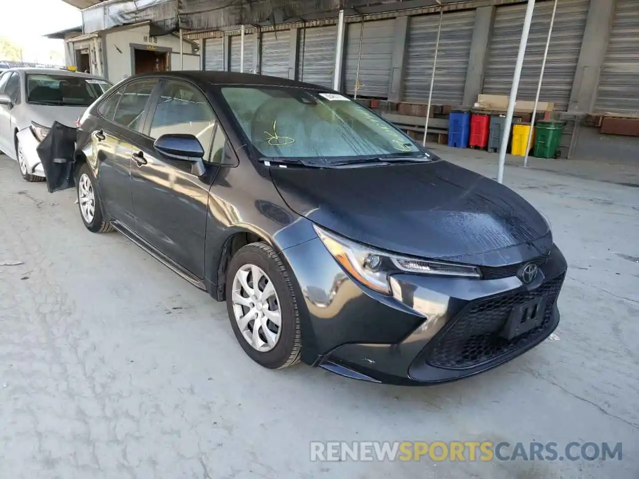 1 Photograph of a damaged car JTDEPRAE8LJ051972 TOYOTA COROLLA 2020