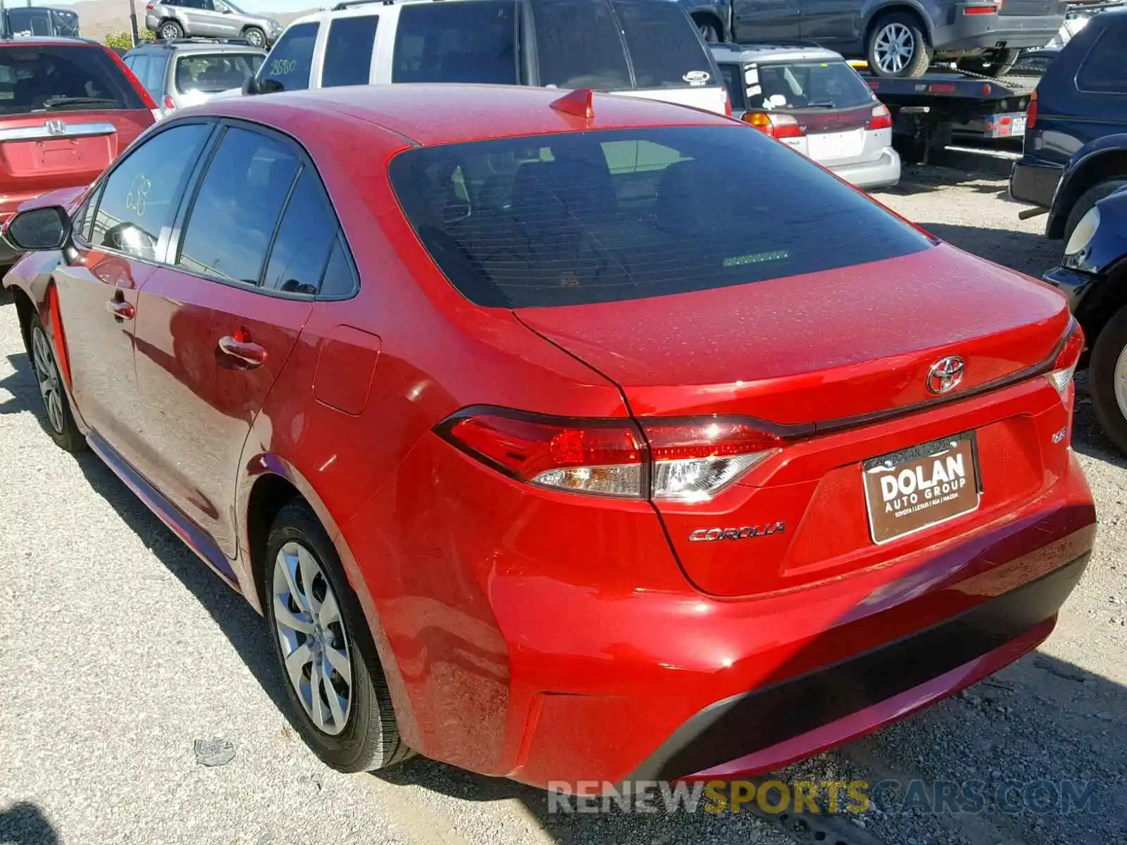 3 Photograph of a damaged car JTDEPRAE8LJ052359 TOYOTA COROLLA 2020