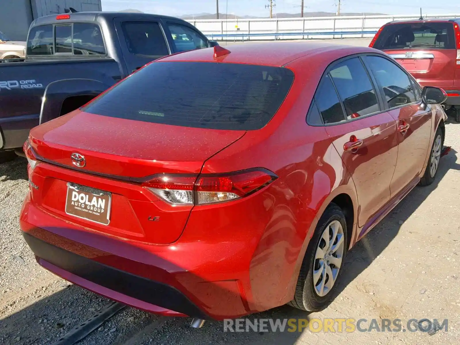 4 Photograph of a damaged car JTDEPRAE8LJ052359 TOYOTA COROLLA 2020