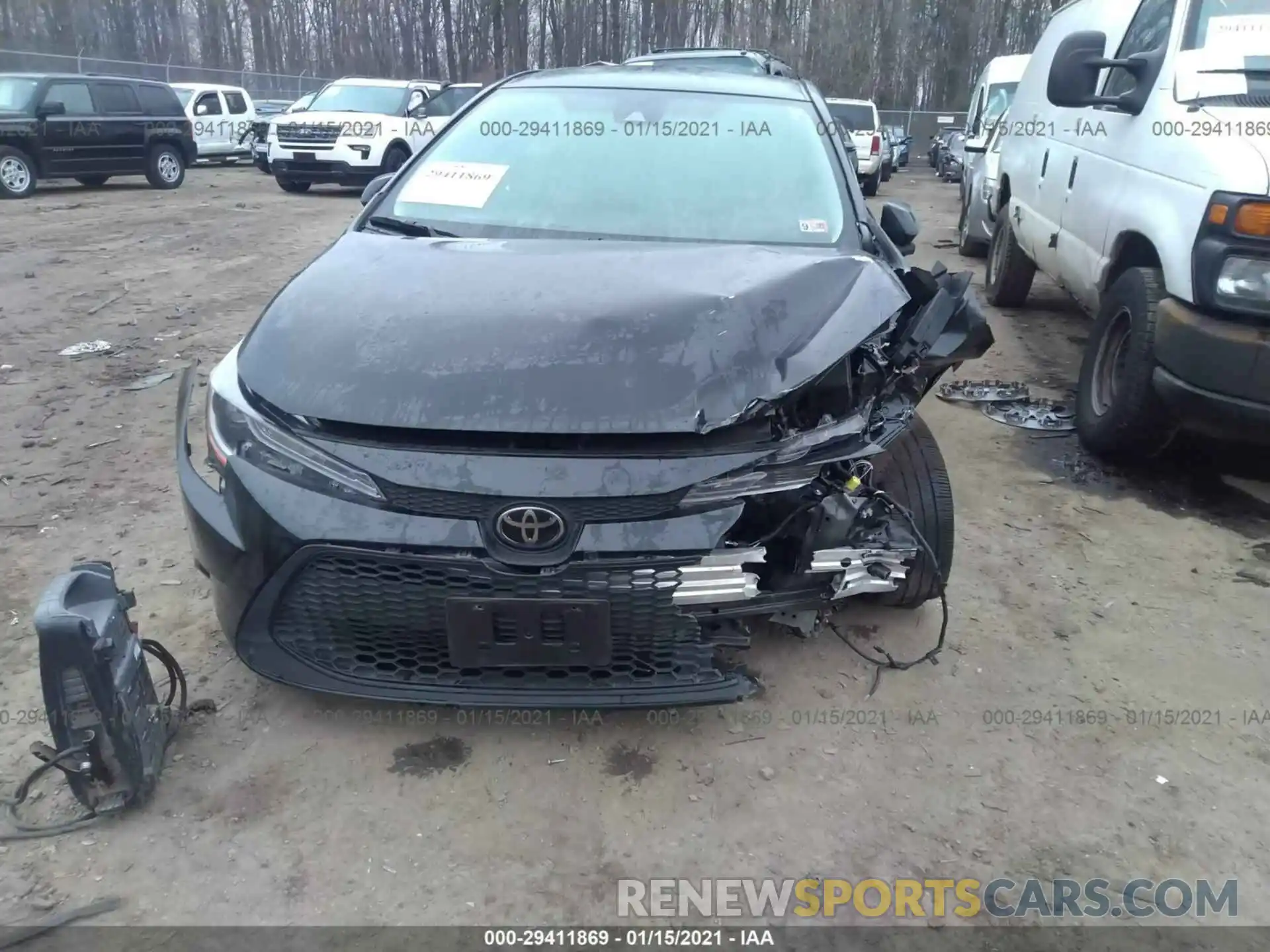 6 Photograph of a damaged car JTDEPRAE8LJ052751 TOYOTA COROLLA 2020