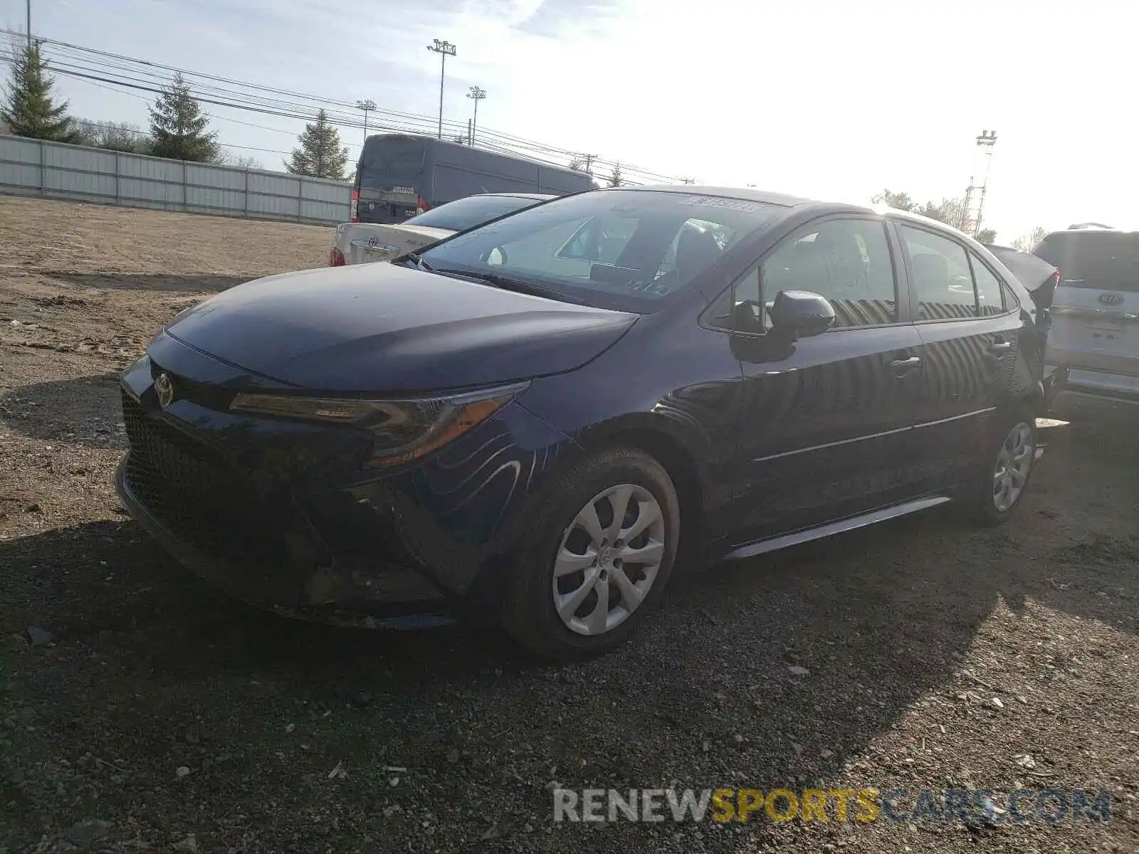 2 Photograph of a damaged car JTDEPRAE8LJ052765 TOYOTA COROLLA 2020