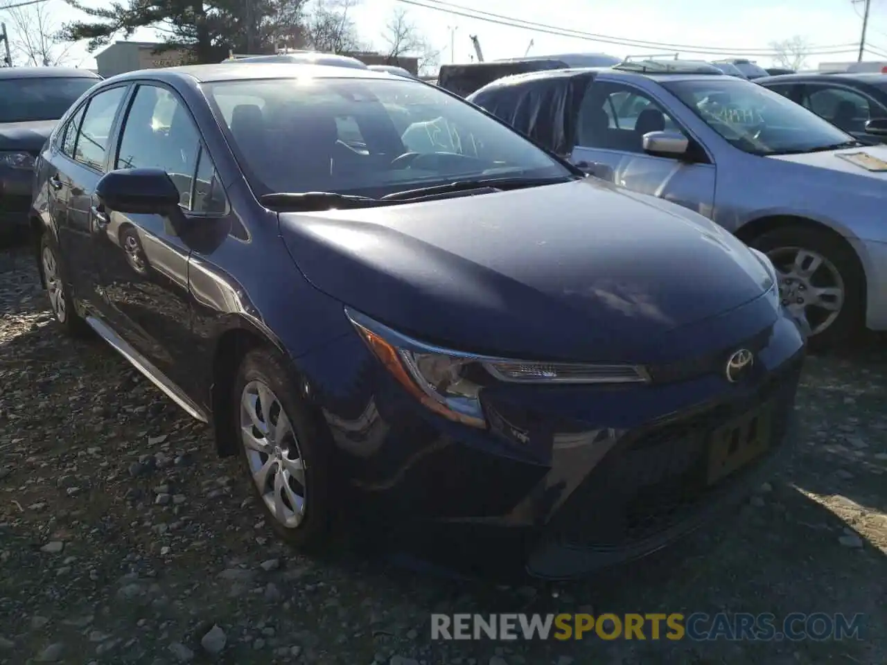 1 Photograph of a damaged car JTDEPRAE8LJ052796 TOYOTA COROLLA 2020