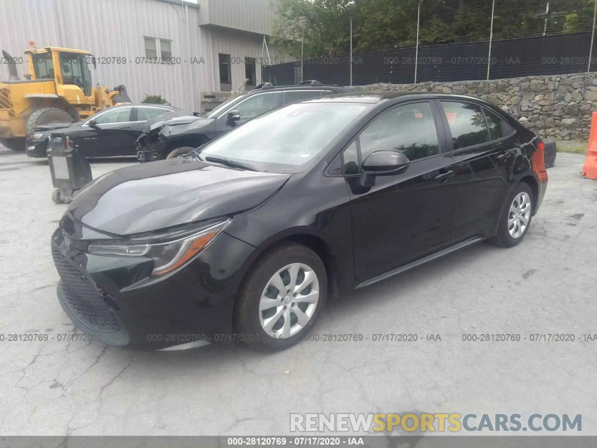 2 Photograph of a damaged car JTDEPRAE8LJ053477 TOYOTA COROLLA 2020