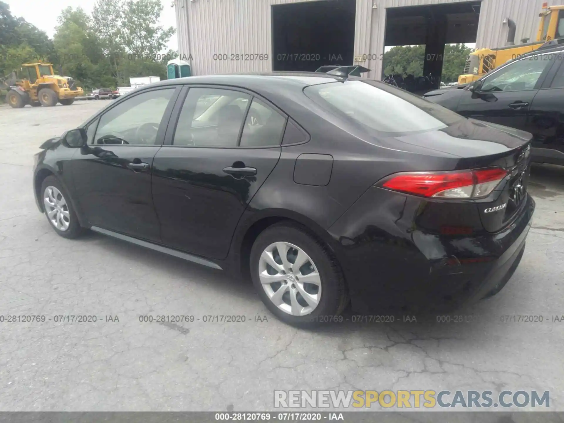 3 Photograph of a damaged car JTDEPRAE8LJ053477 TOYOTA COROLLA 2020