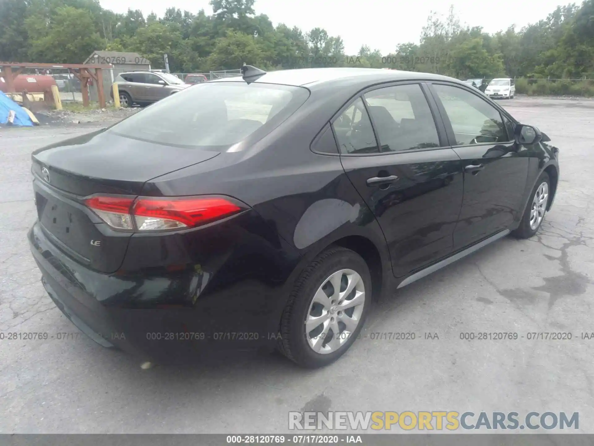 4 Photograph of a damaged car JTDEPRAE8LJ053477 TOYOTA COROLLA 2020