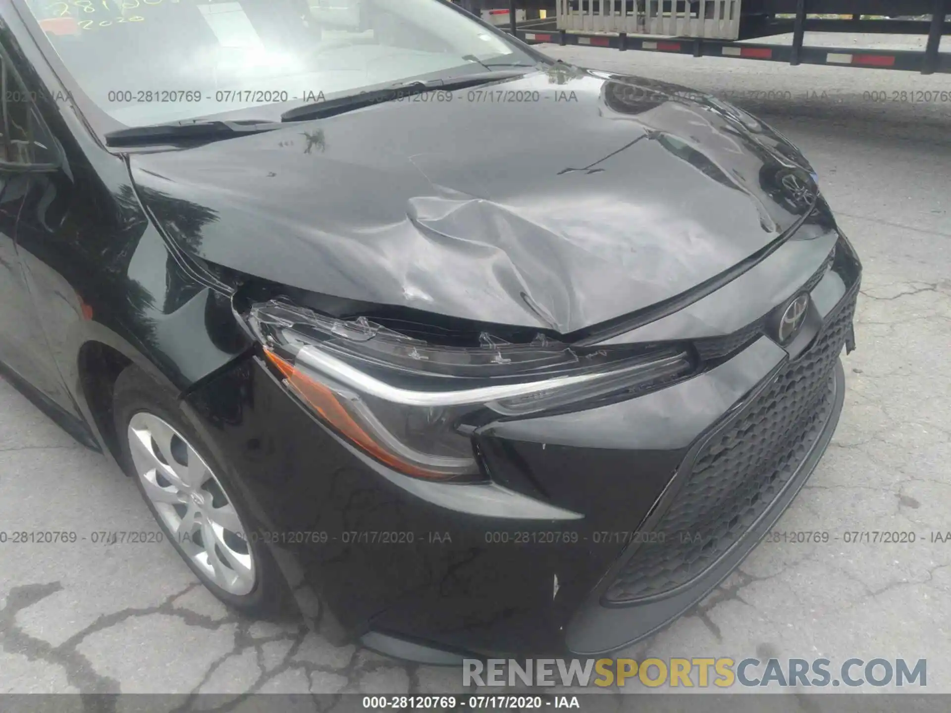 6 Photograph of a damaged car JTDEPRAE8LJ053477 TOYOTA COROLLA 2020