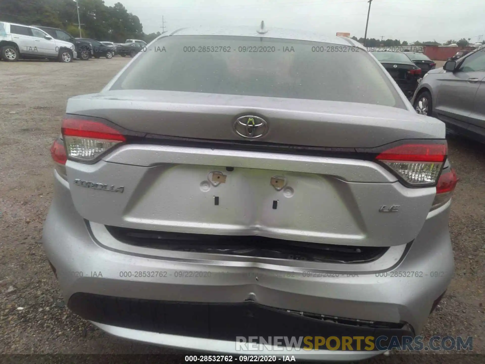 6 Photograph of a damaged car JTDEPRAE8LJ053964 TOYOTA COROLLA 2020