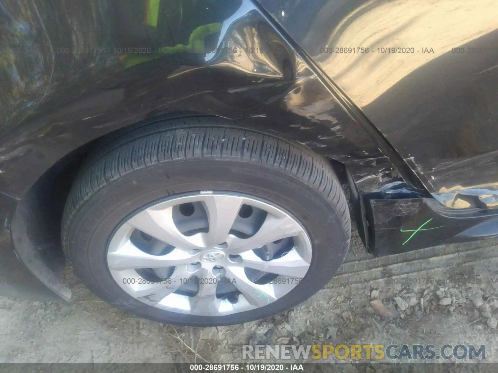 6 Фотография поврежденного автомобиля JTDEPRAE8LJ054841 TOYOTA COROLLA 2020