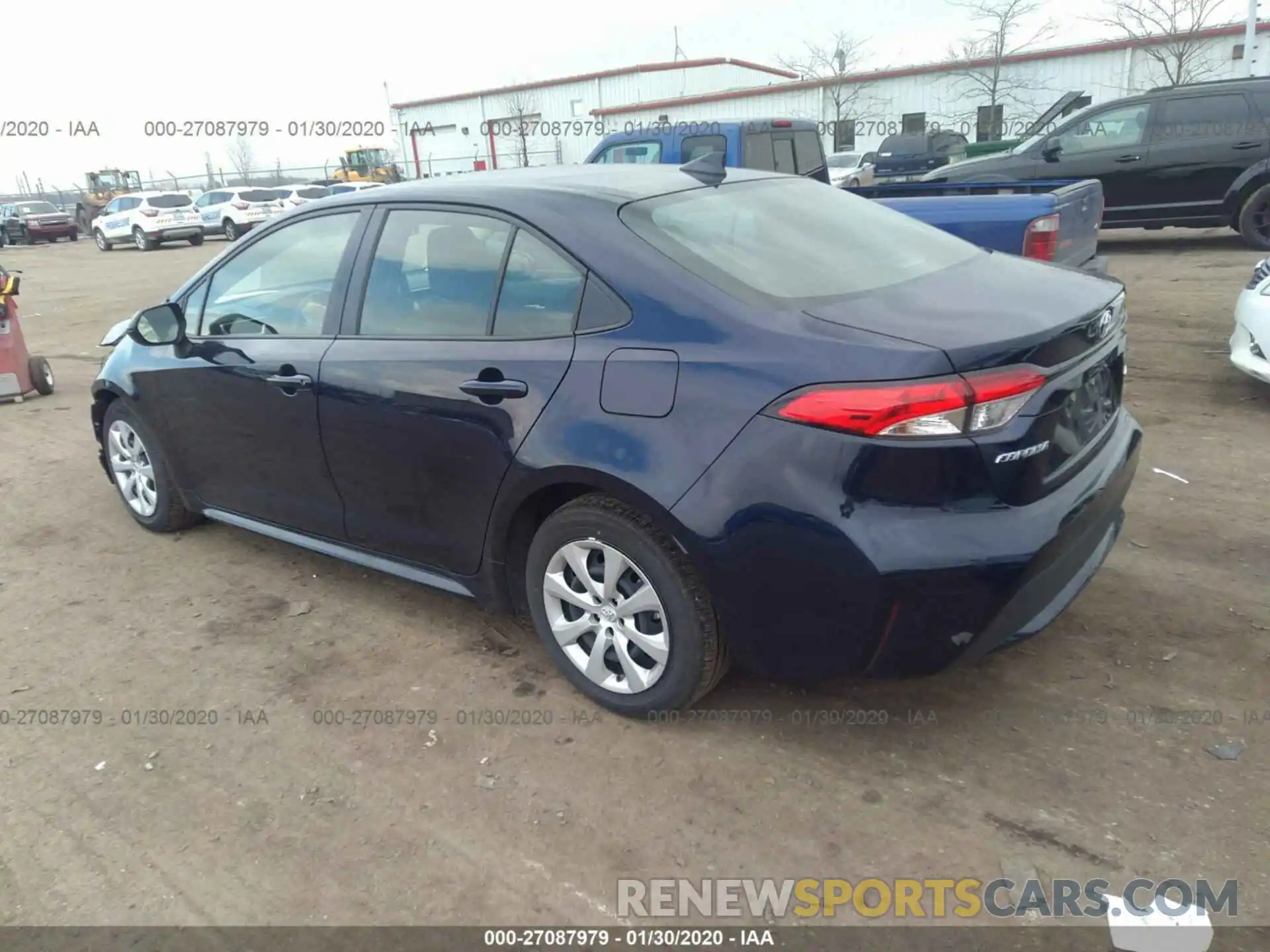 3 Photograph of a damaged car JTDEPRAE8LJ055018 TOYOTA COROLLA 2020