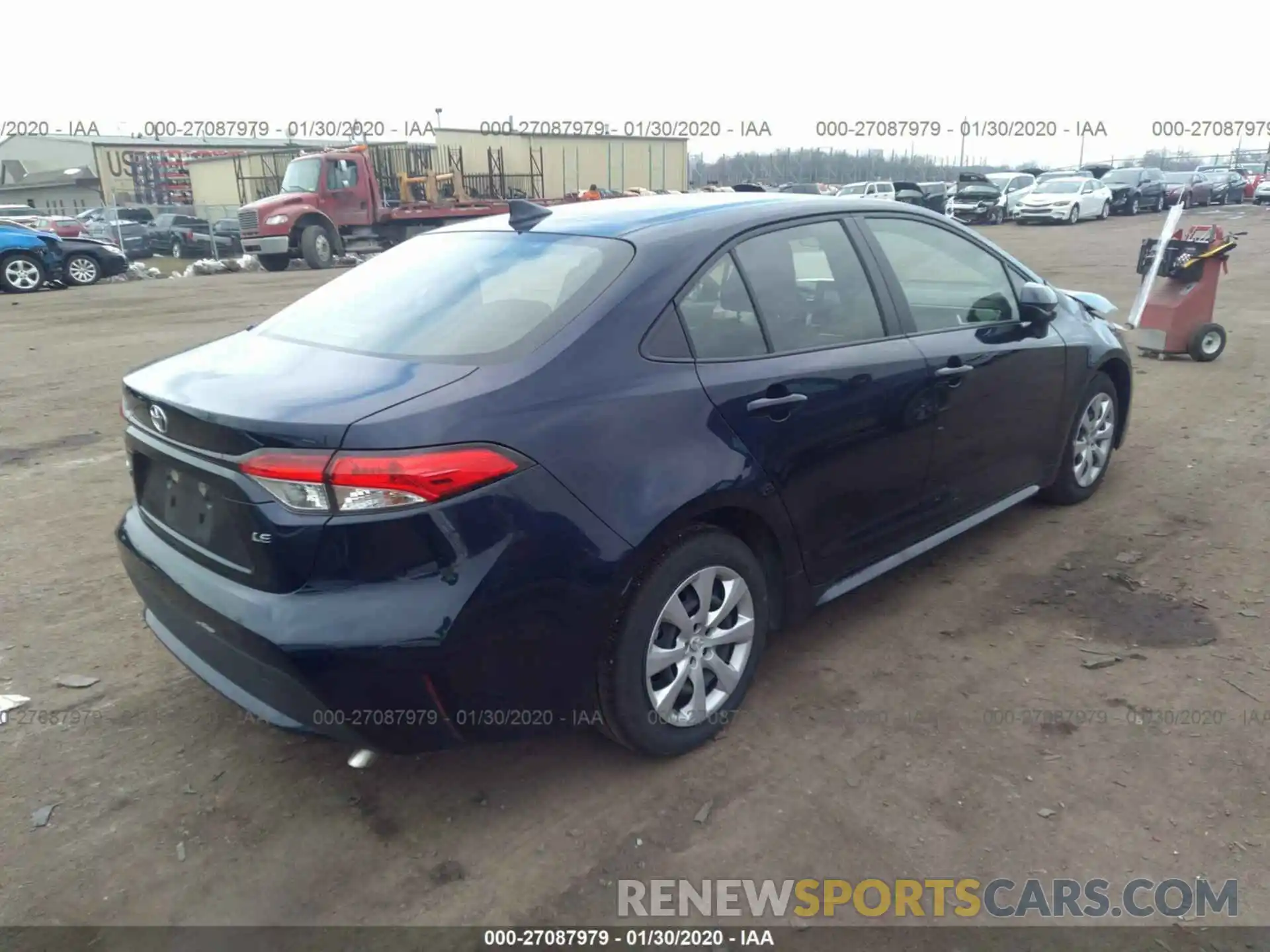 4 Photograph of a damaged car JTDEPRAE8LJ055018 TOYOTA COROLLA 2020