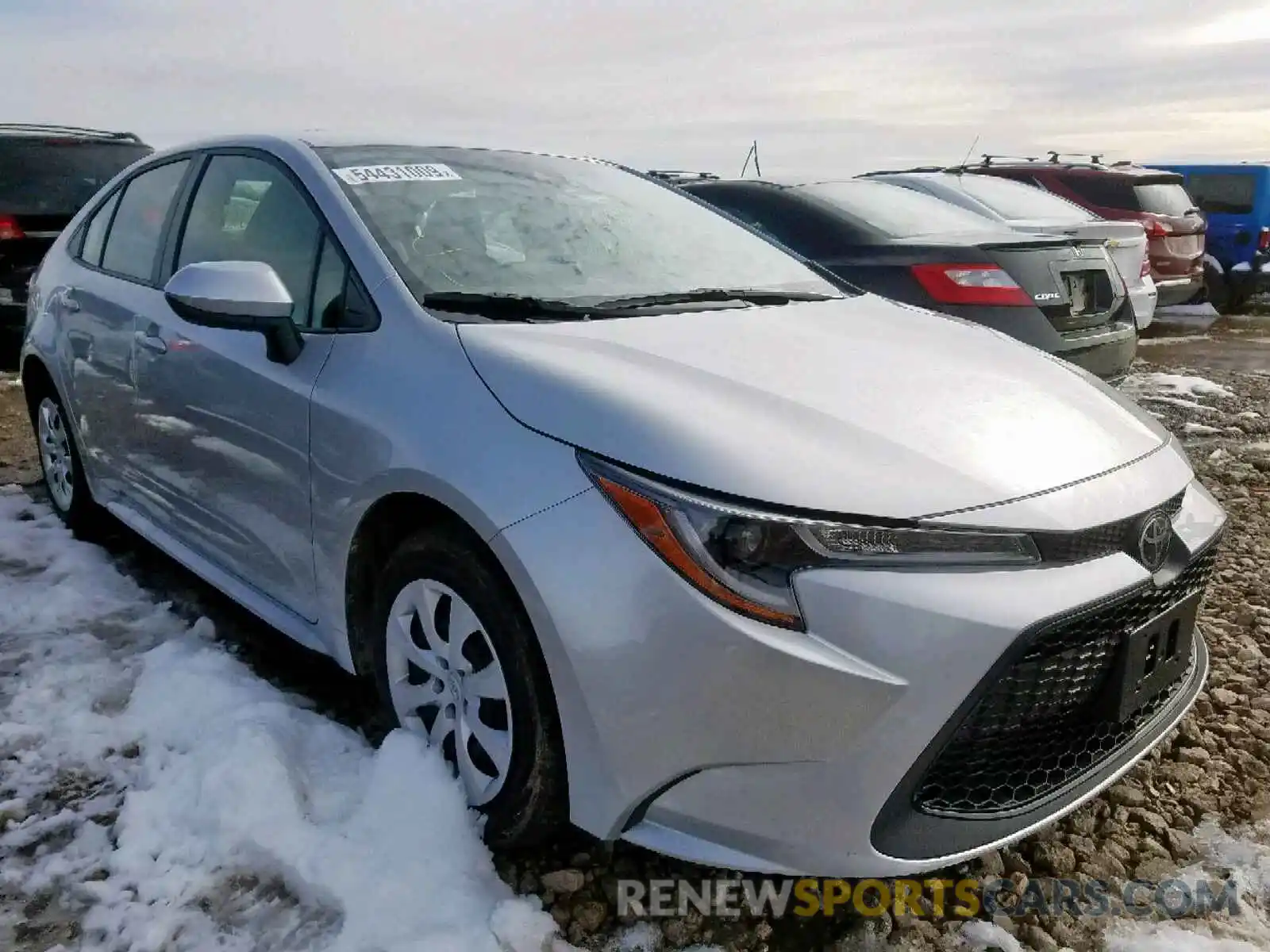 1 Photograph of a damaged car JTDEPRAE8LJ056184 TOYOTA COROLLA 2020