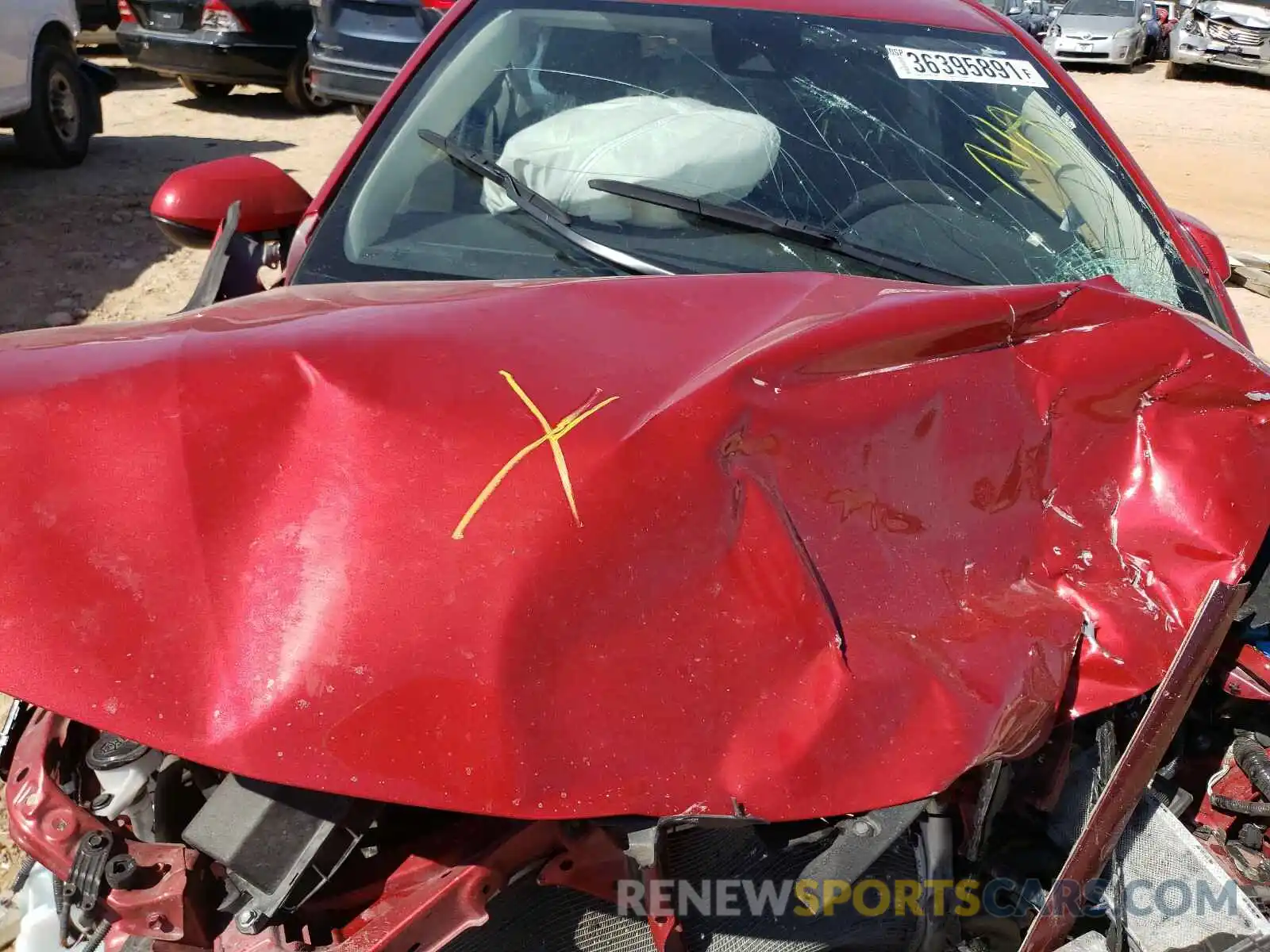 7 Photograph of a damaged car JTDEPRAE8LJ056945 TOYOTA COROLLA 2020