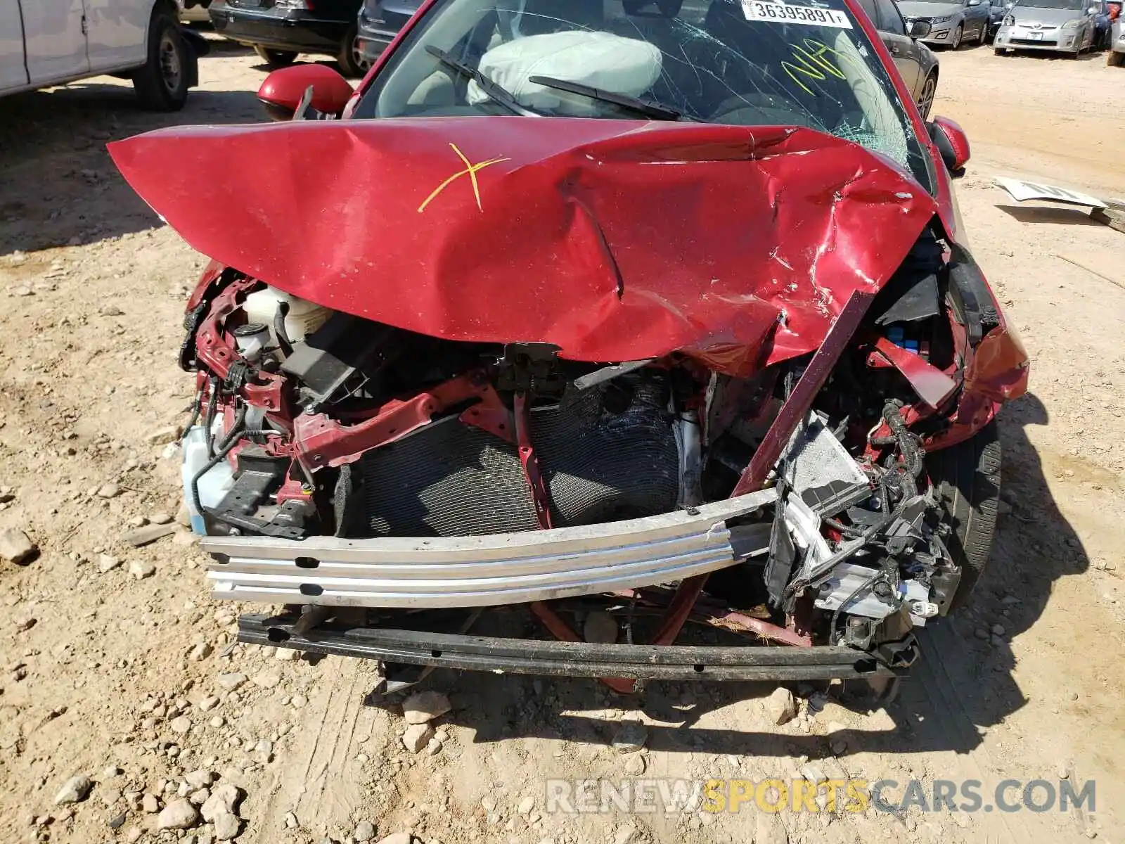 9 Photograph of a damaged car JTDEPRAE8LJ056945 TOYOTA COROLLA 2020