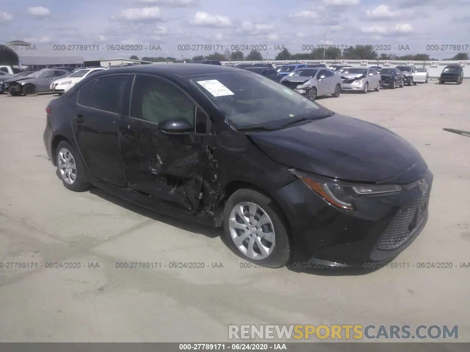 6 Photograph of a damaged car JTDEPRAE8LJ057772 TOYOTA COROLLA 2020