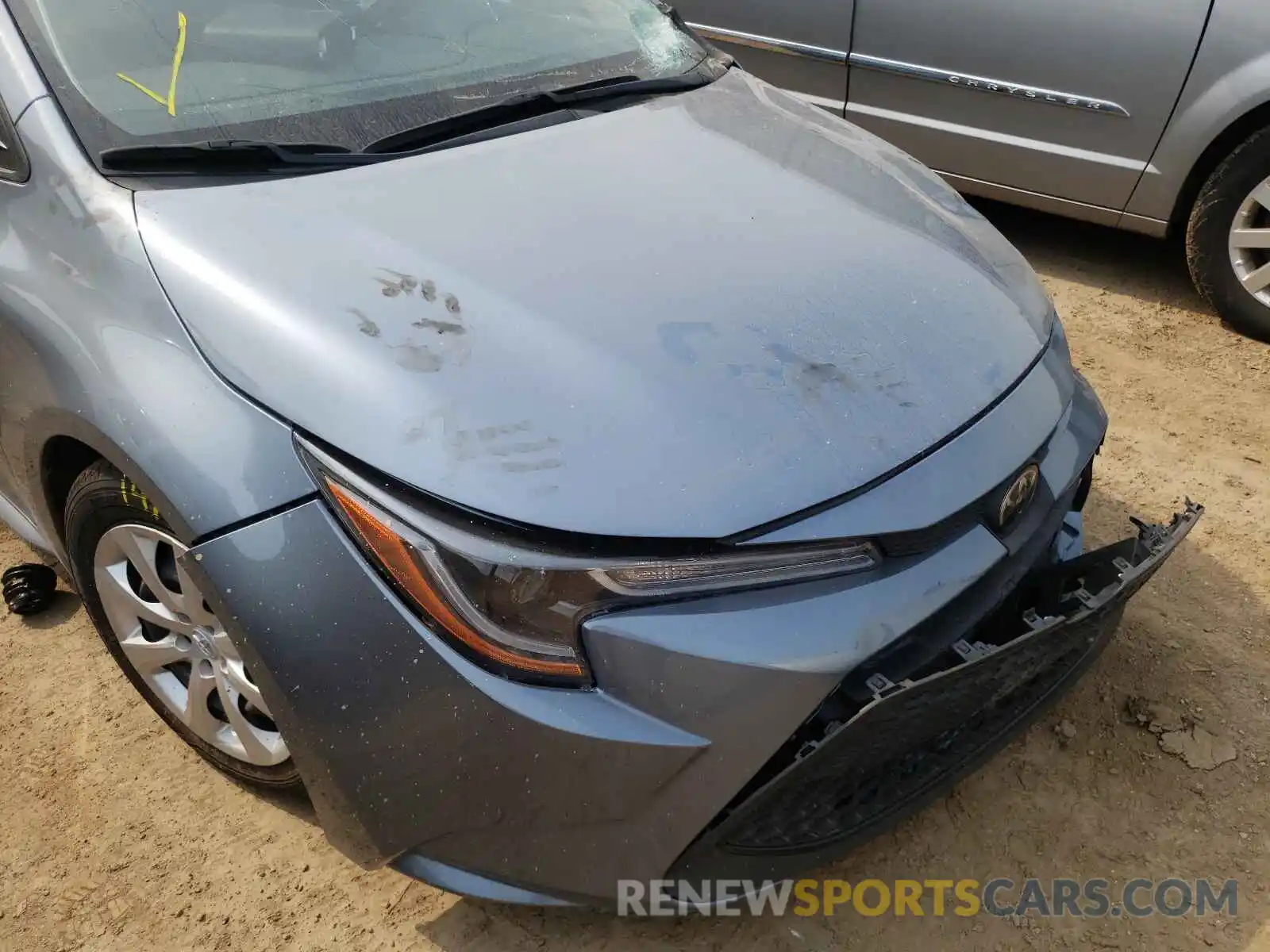 9 Photograph of a damaged car JTDEPRAE8LJ058937 TOYOTA COROLLA 2020