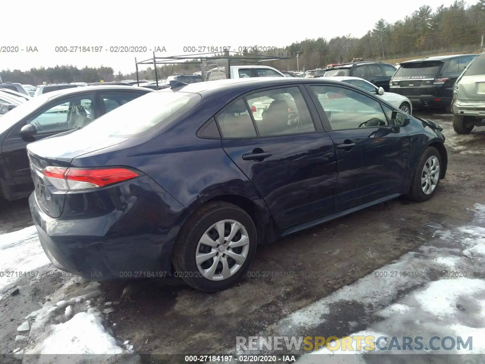 4 Photograph of a damaged car JTDEPRAE8LJ059327 TOYOTA COROLLA 2020