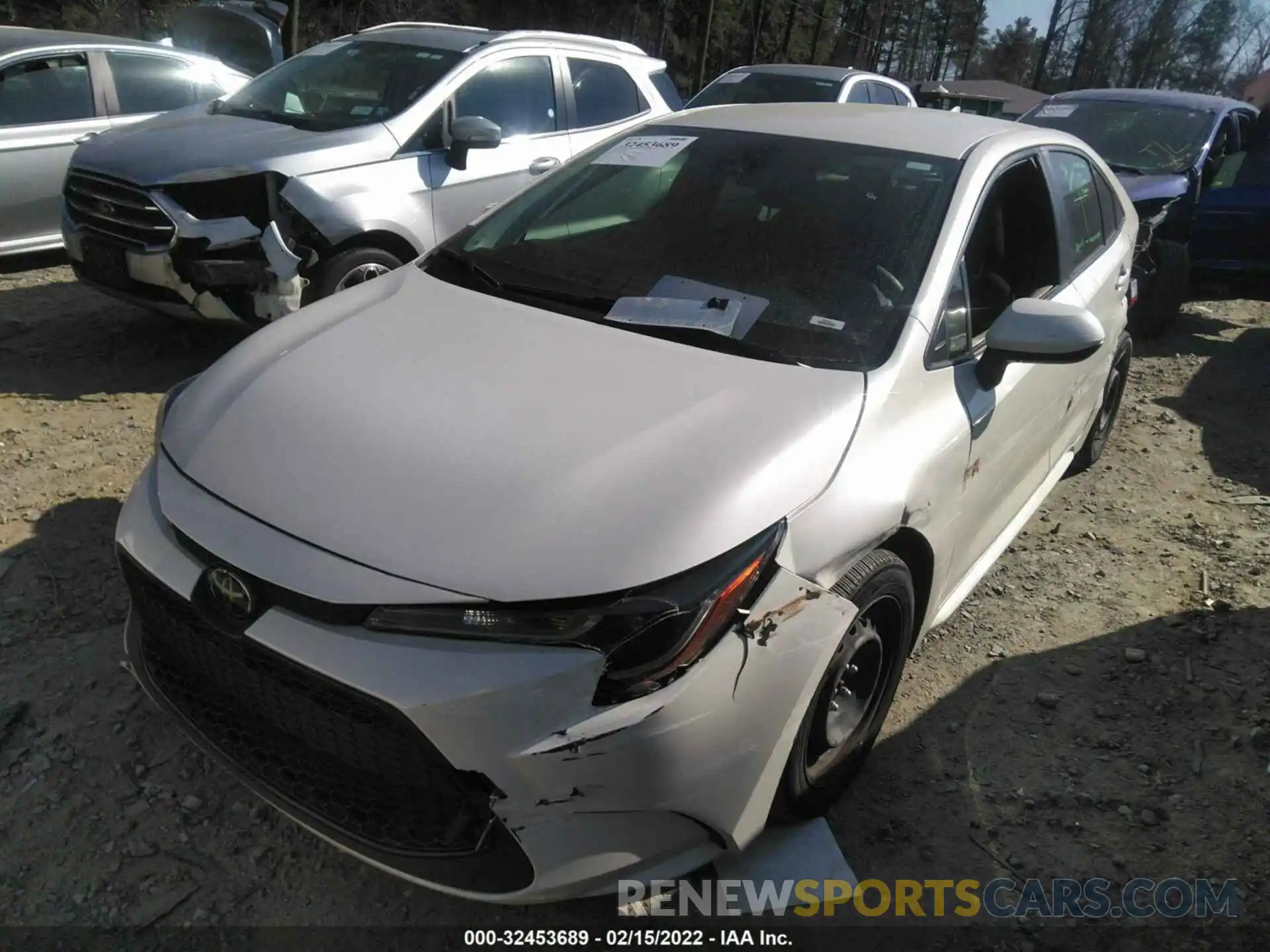 2 Photograph of a damaged car JTDEPRAE8LJ059604 TOYOTA COROLLA 2020