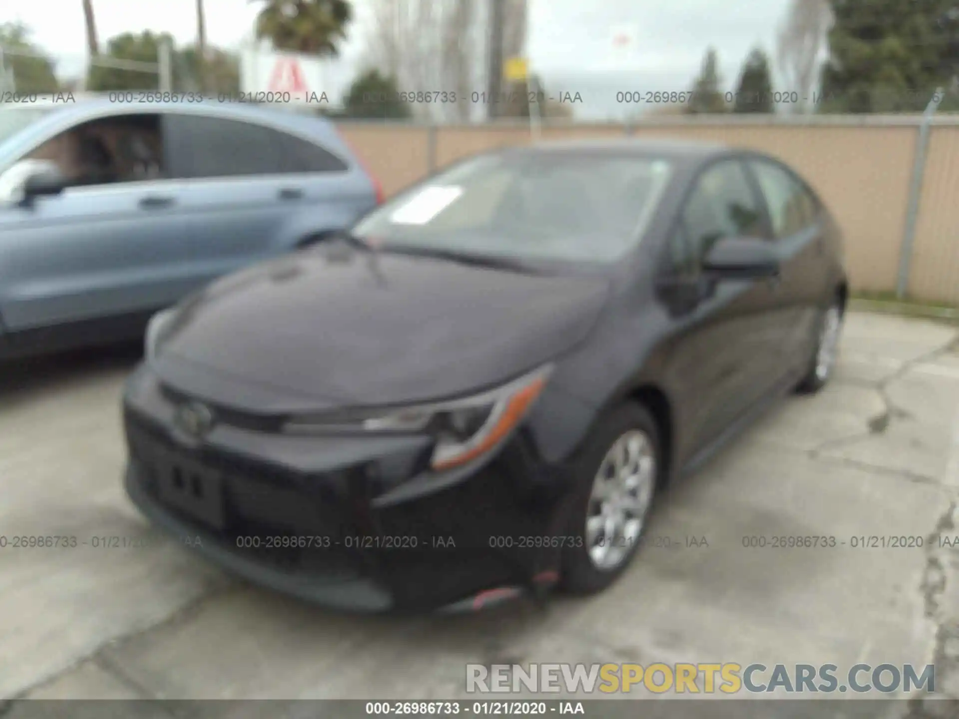 2 Photograph of a damaged car JTDEPRAE8LJ059635 TOYOTA COROLLA 2020