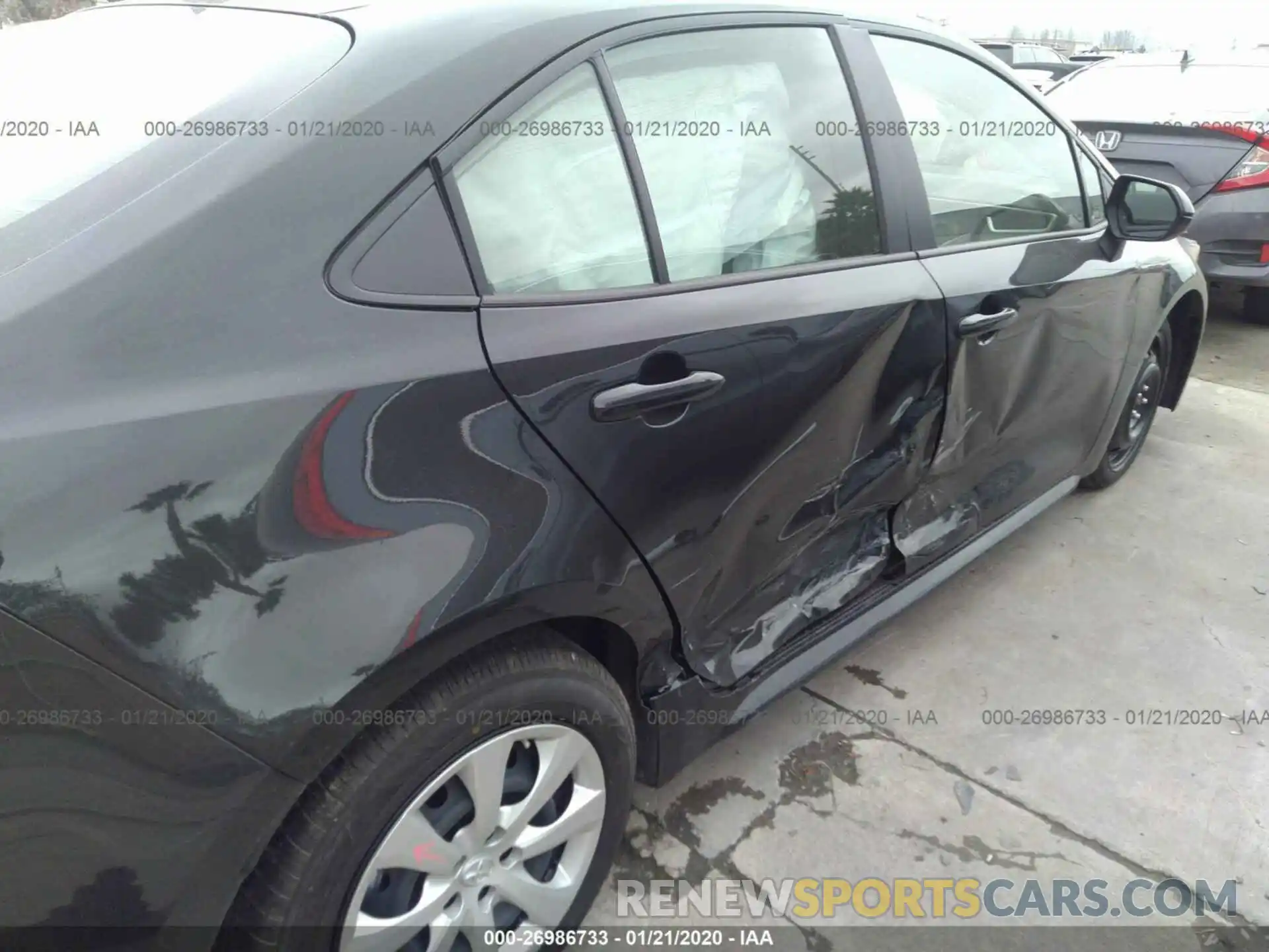 6 Photograph of a damaged car JTDEPRAE8LJ059635 TOYOTA COROLLA 2020