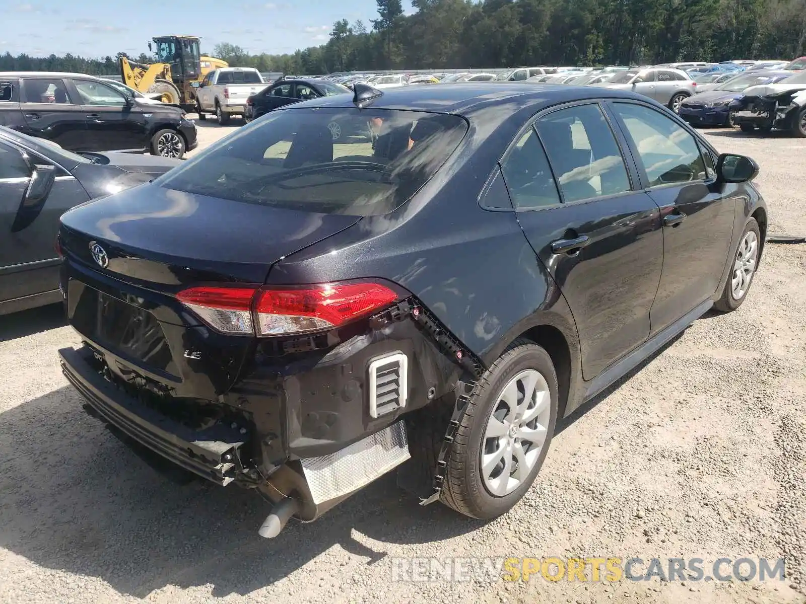 4 Photograph of a damaged car JTDEPRAE8LJ059893 TOYOTA COROLLA 2020