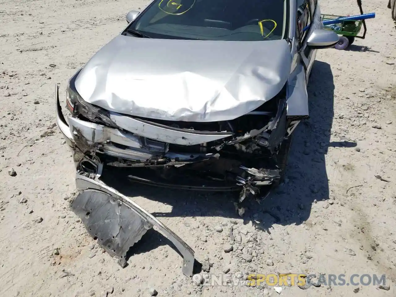 9 Photograph of a damaged car JTDEPRAE8LJ060221 TOYOTA COROLLA 2020