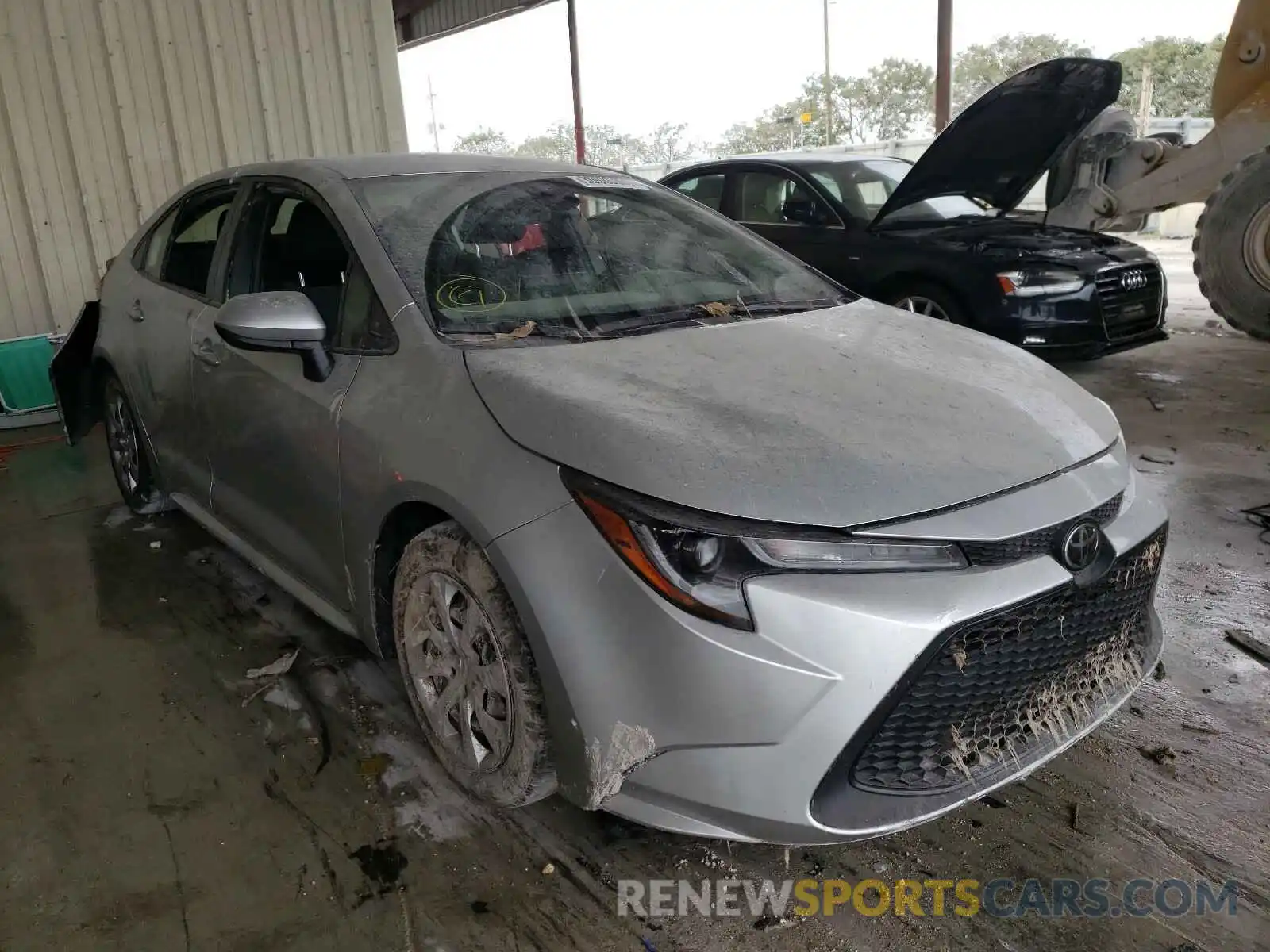 1 Photograph of a damaged car JTDEPRAE8LJ060302 TOYOTA COROLLA 2020