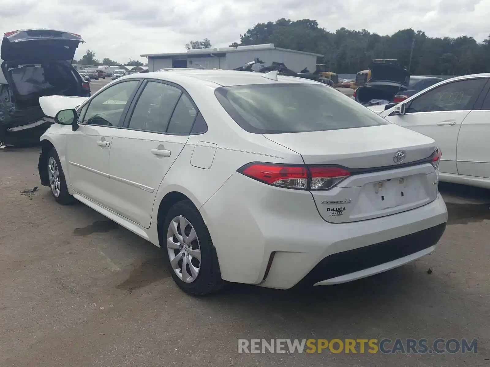 3 Photograph of a damaged car JTDEPRAE8LJ060784 TOYOTA COROLLA 2020