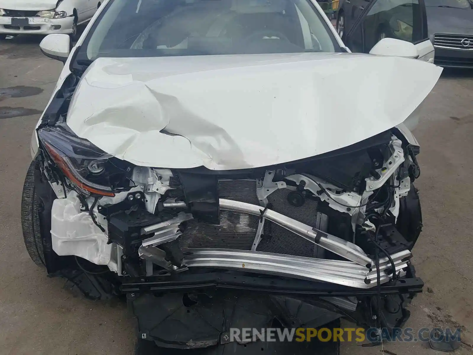 7 Photograph of a damaged car JTDEPRAE8LJ060784 TOYOTA COROLLA 2020