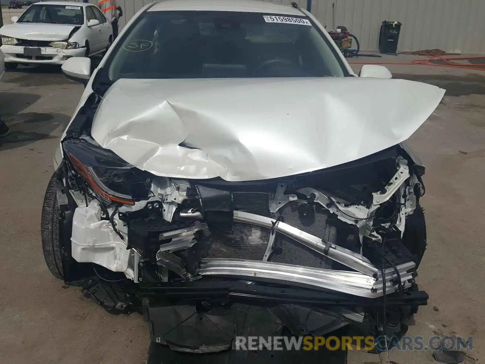 9 Photograph of a damaged car JTDEPRAE8LJ060784 TOYOTA COROLLA 2020