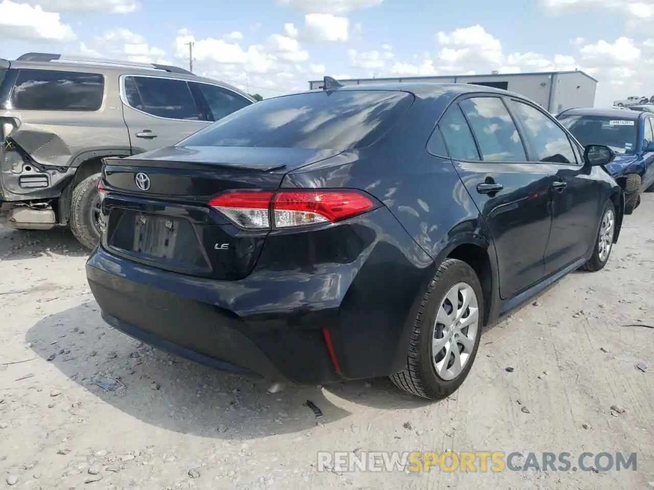 4 Photograph of a damaged car JTDEPRAE8LJ062065 TOYOTA COROLLA 2020