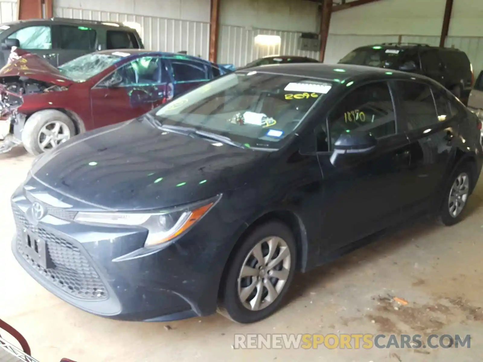 2 Photograph of a damaged car JTDEPRAE8LJ062096 TOYOTA COROLLA 2020