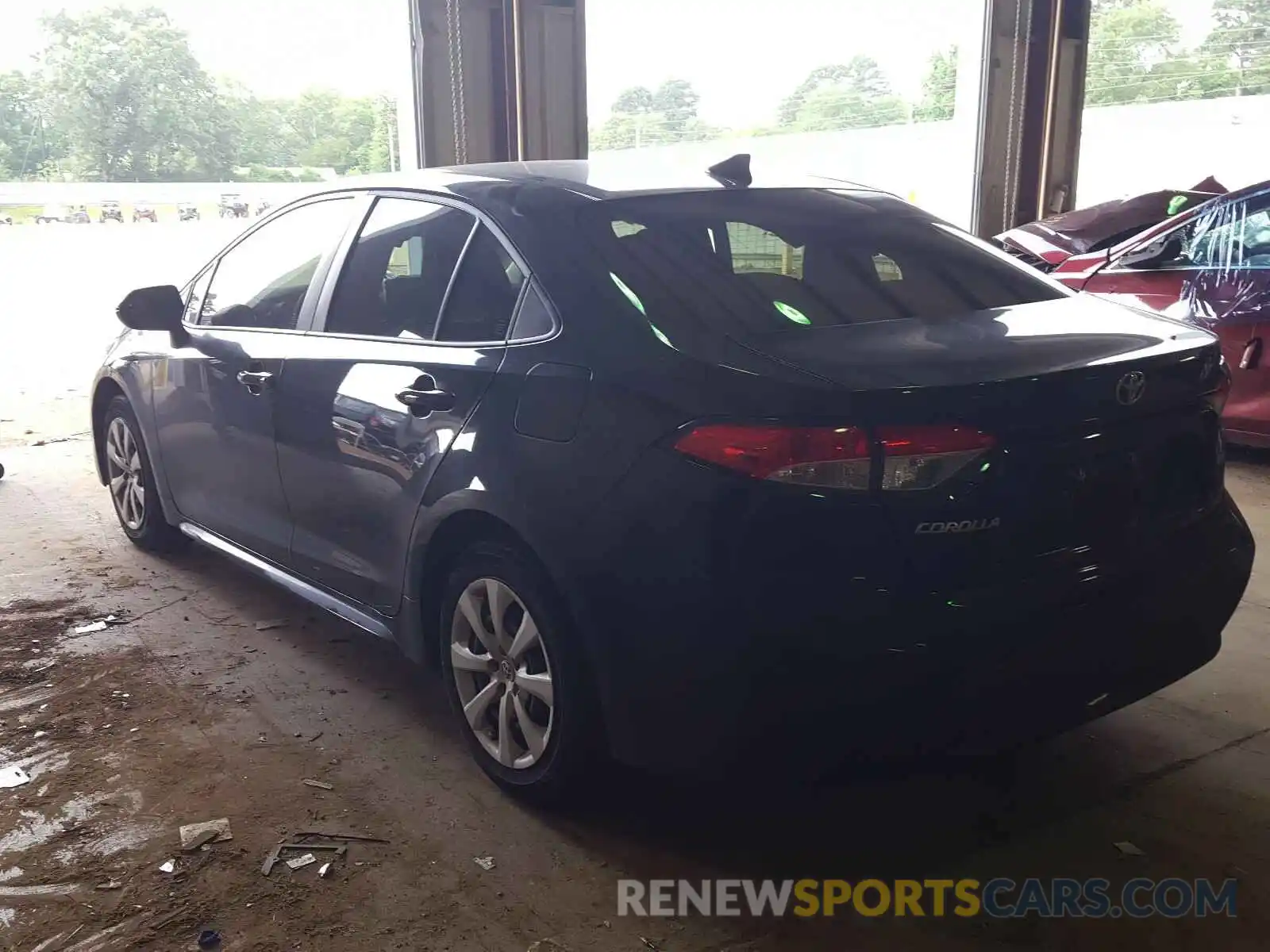 3 Photograph of a damaged car JTDEPRAE8LJ062096 TOYOTA COROLLA 2020