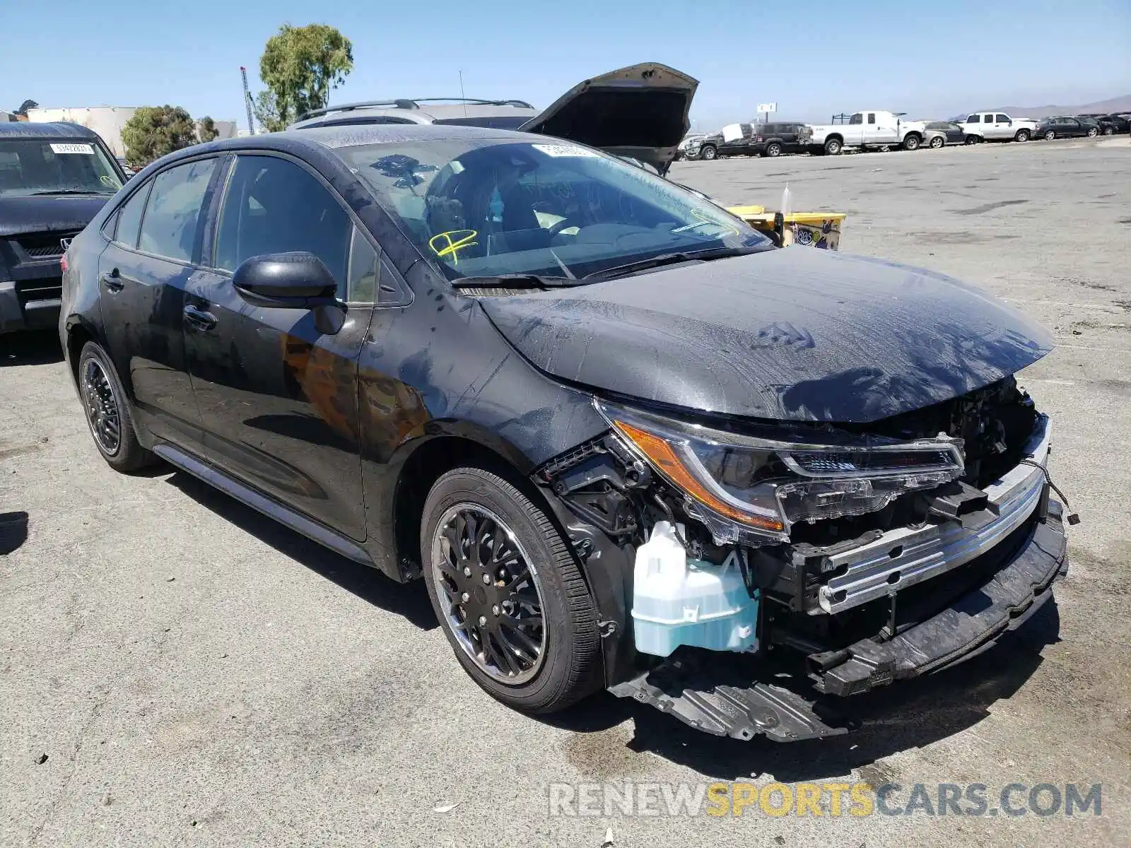 1 Photograph of a damaged car JTDEPRAE8LJ062101 TOYOTA COROLLA 2020