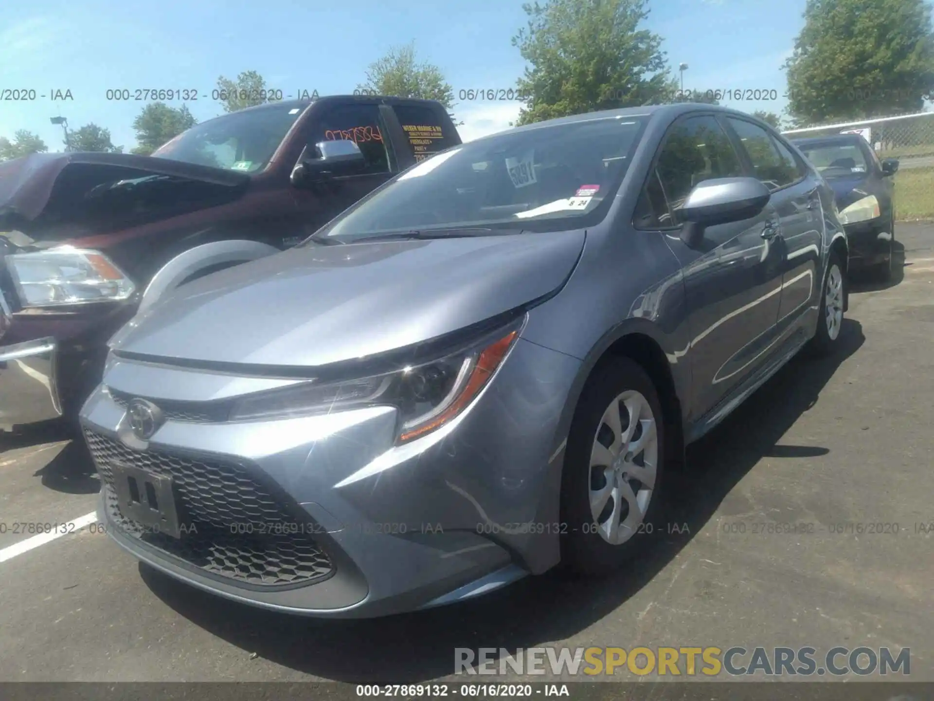 2 Photograph of a damaged car JTDEPRAE8LJ062289 TOYOTA COROLLA 2020