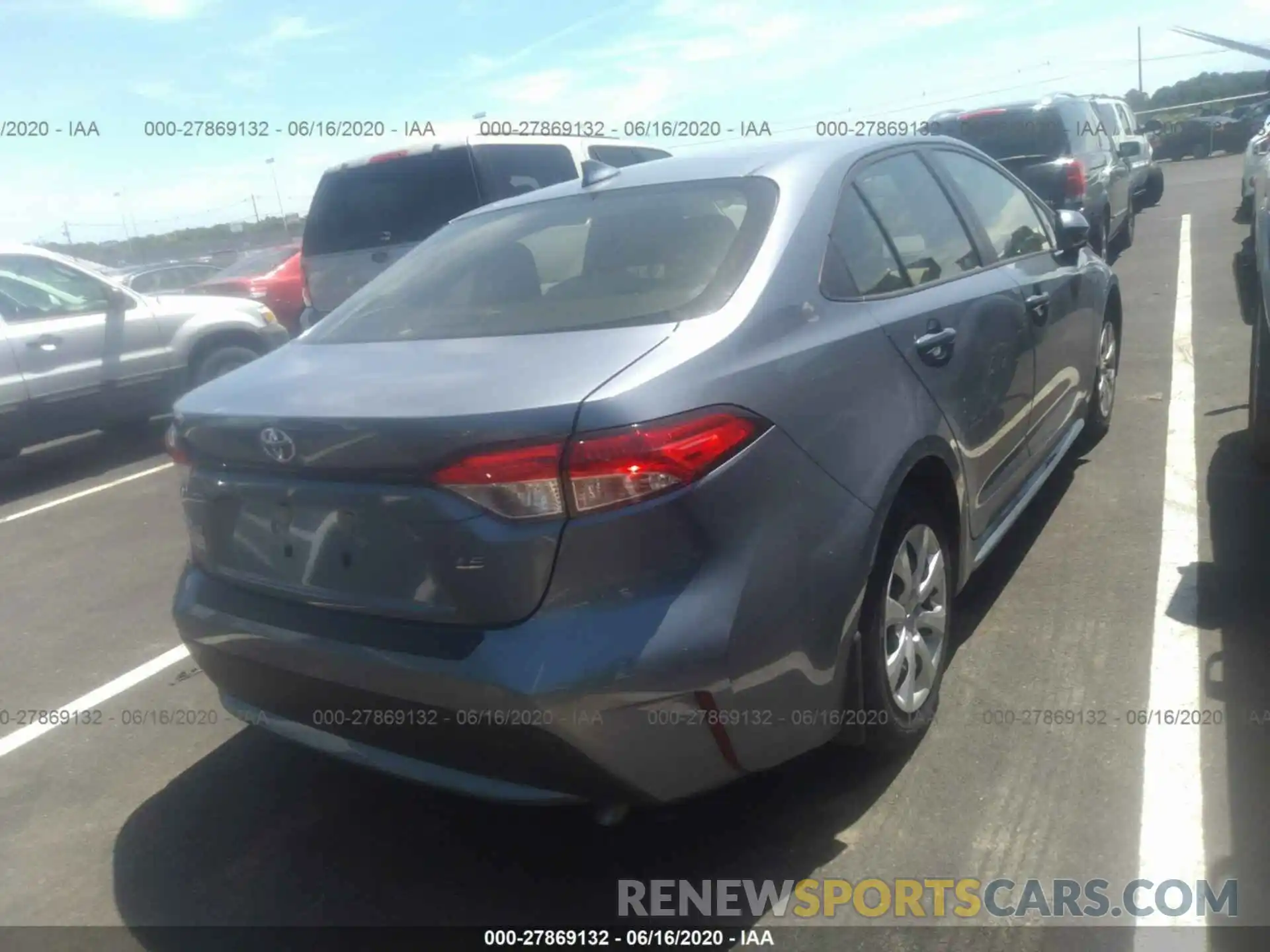 4 Photograph of a damaged car JTDEPRAE8LJ062289 TOYOTA COROLLA 2020