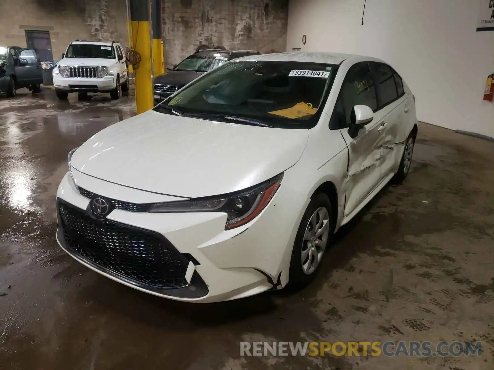 2 Photograph of a damaged car JTDEPRAE8LJ062809 TOYOTA COROLLA 2020